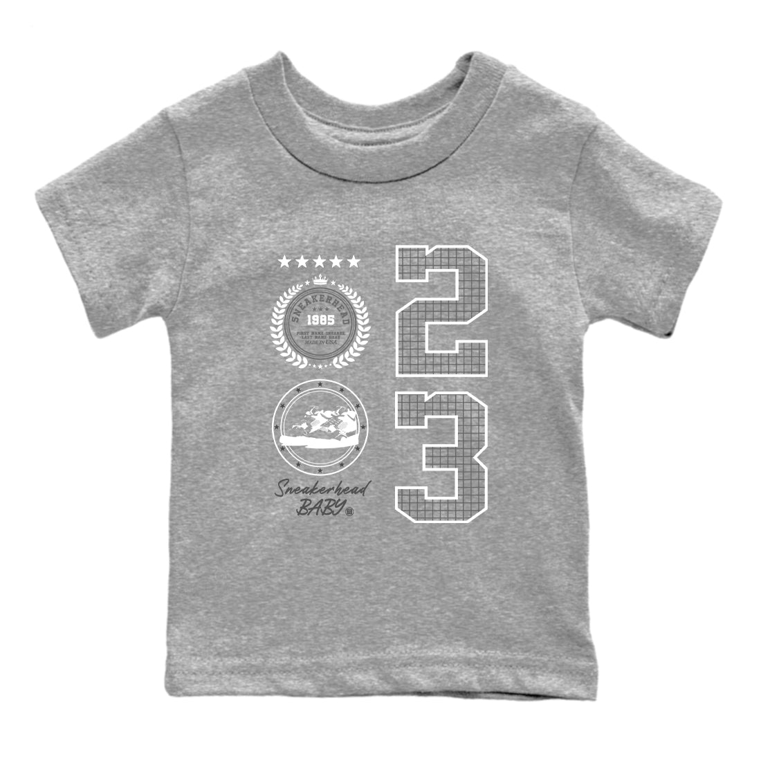 snkmatch Emblem snkmatch Tees Kids - Air Jordan 4 Wet Cement
