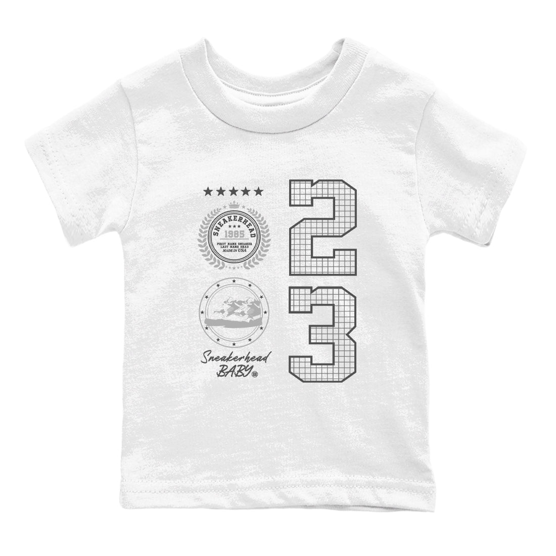 snkmatch Emblem snkmatch Tees Kids - Air Jordan 4 Wet Cement