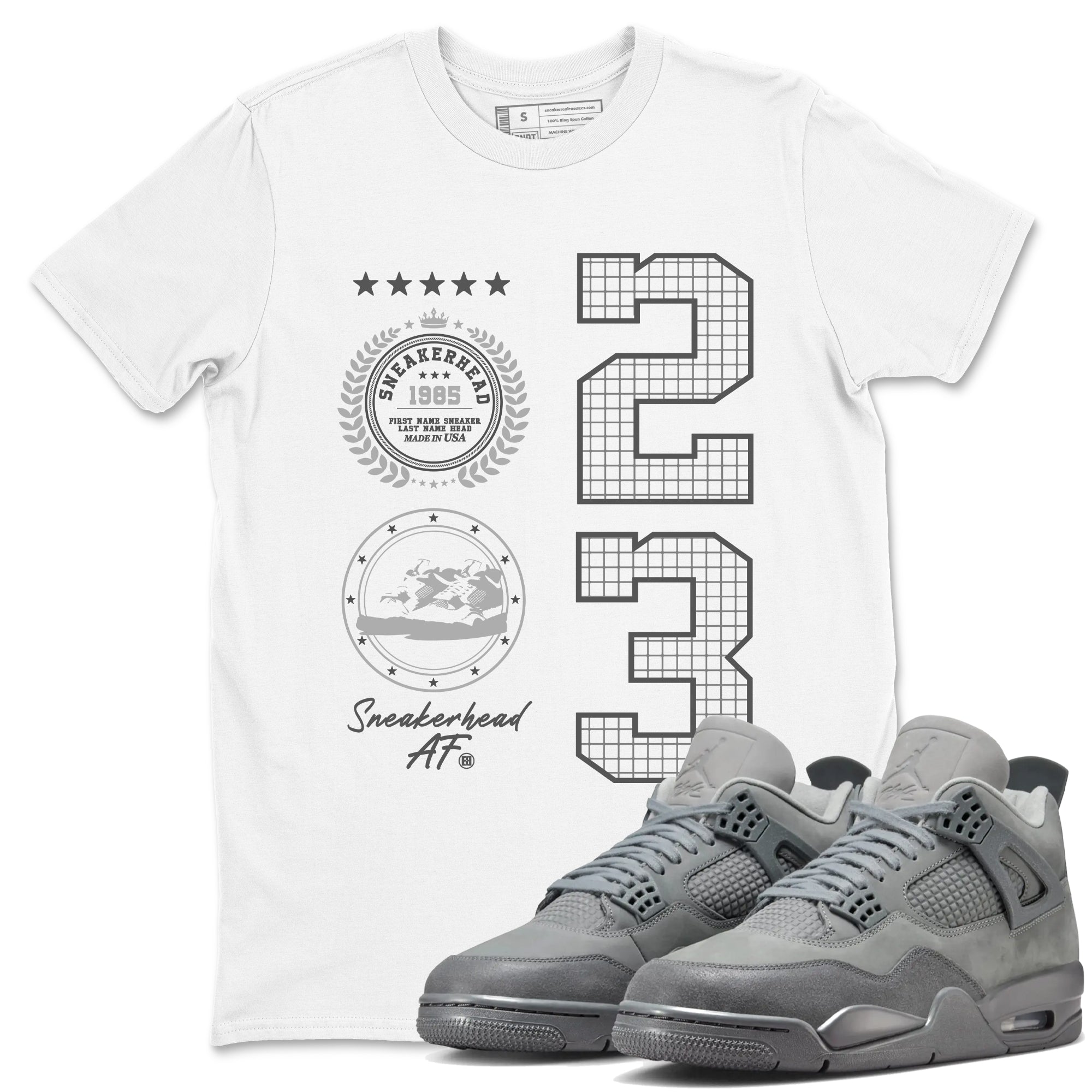 snkmatch Emblem snkmatch Tees - Air Jordan 4 Wet Cement