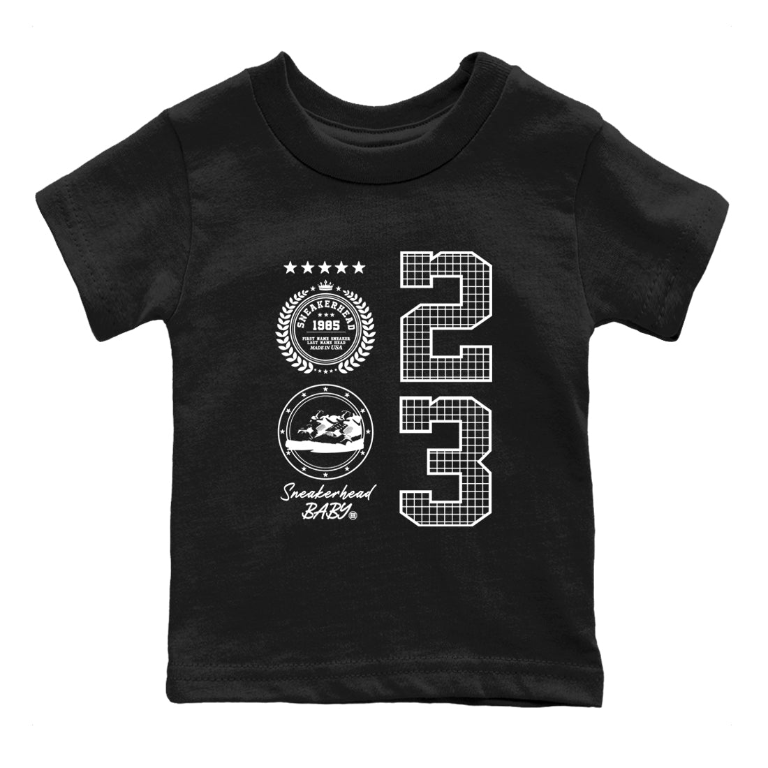 snkmatch Emblem snkmatch Tees Kids - Air Jordan 4 White Thunder