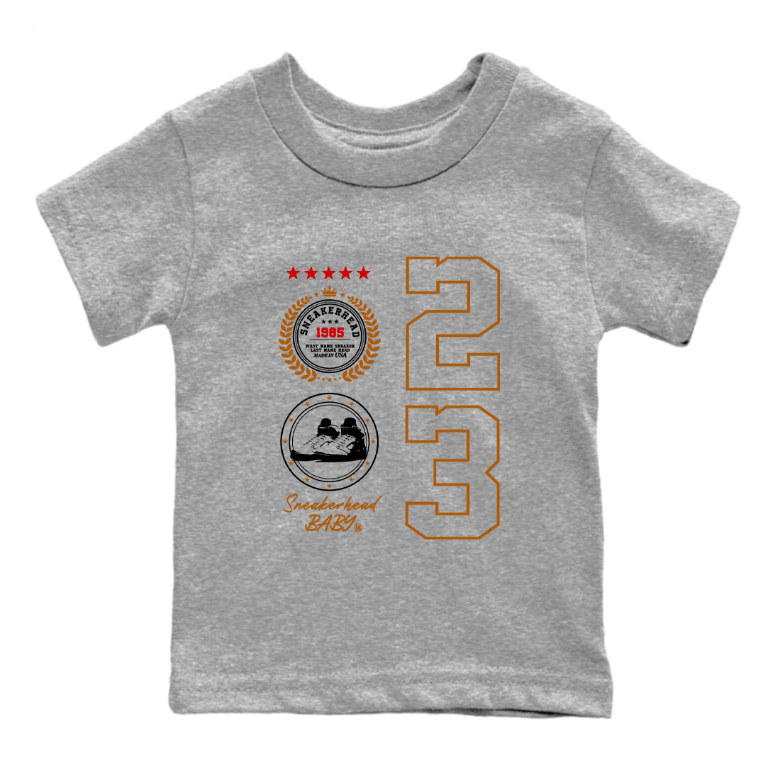 snkmatch Emblem snkmatch Tees Kids - Air Jordan 5 Archaeo Brown