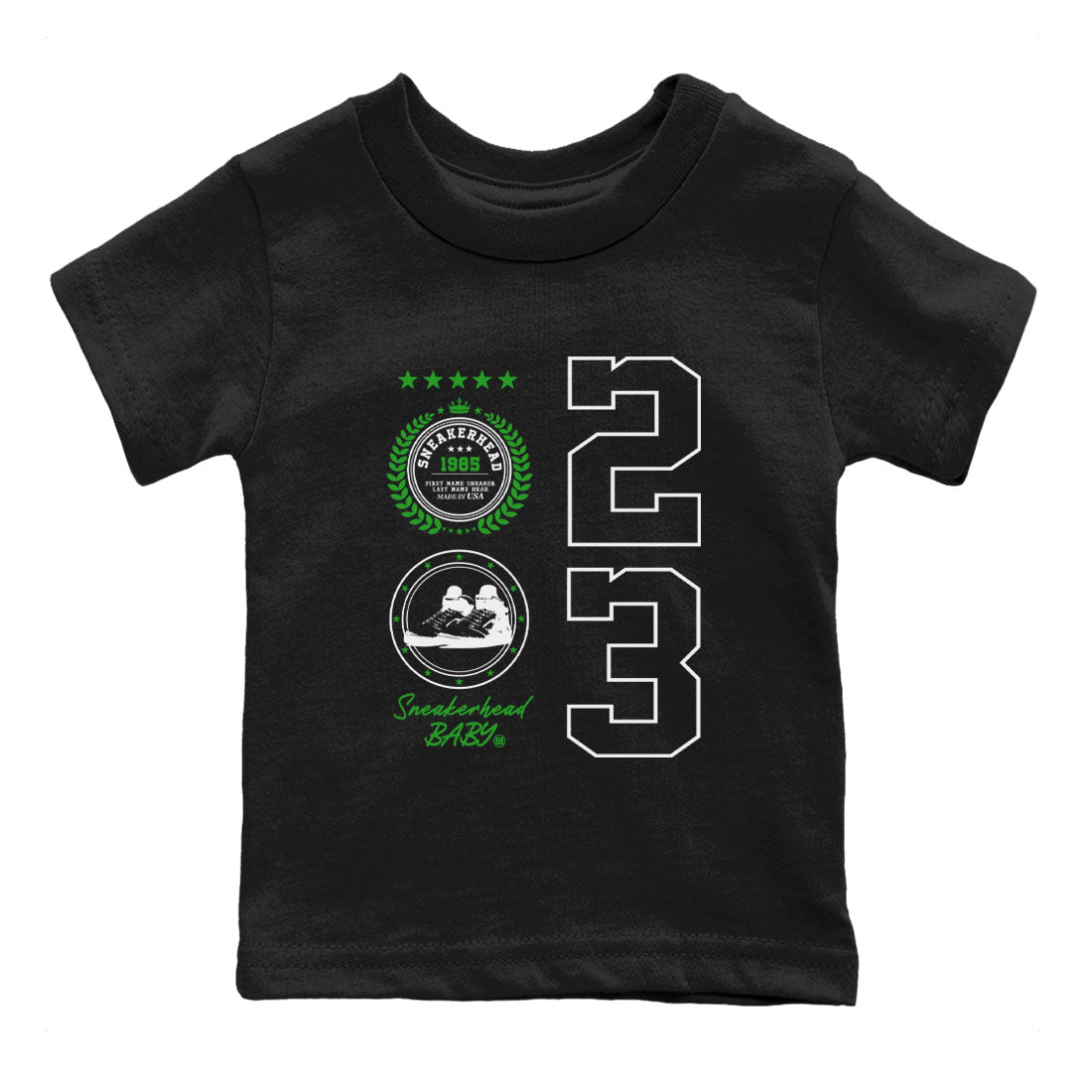 snkmatch Emblem snkmatch Tees Kids - Air Jordan 5 Lucky Green