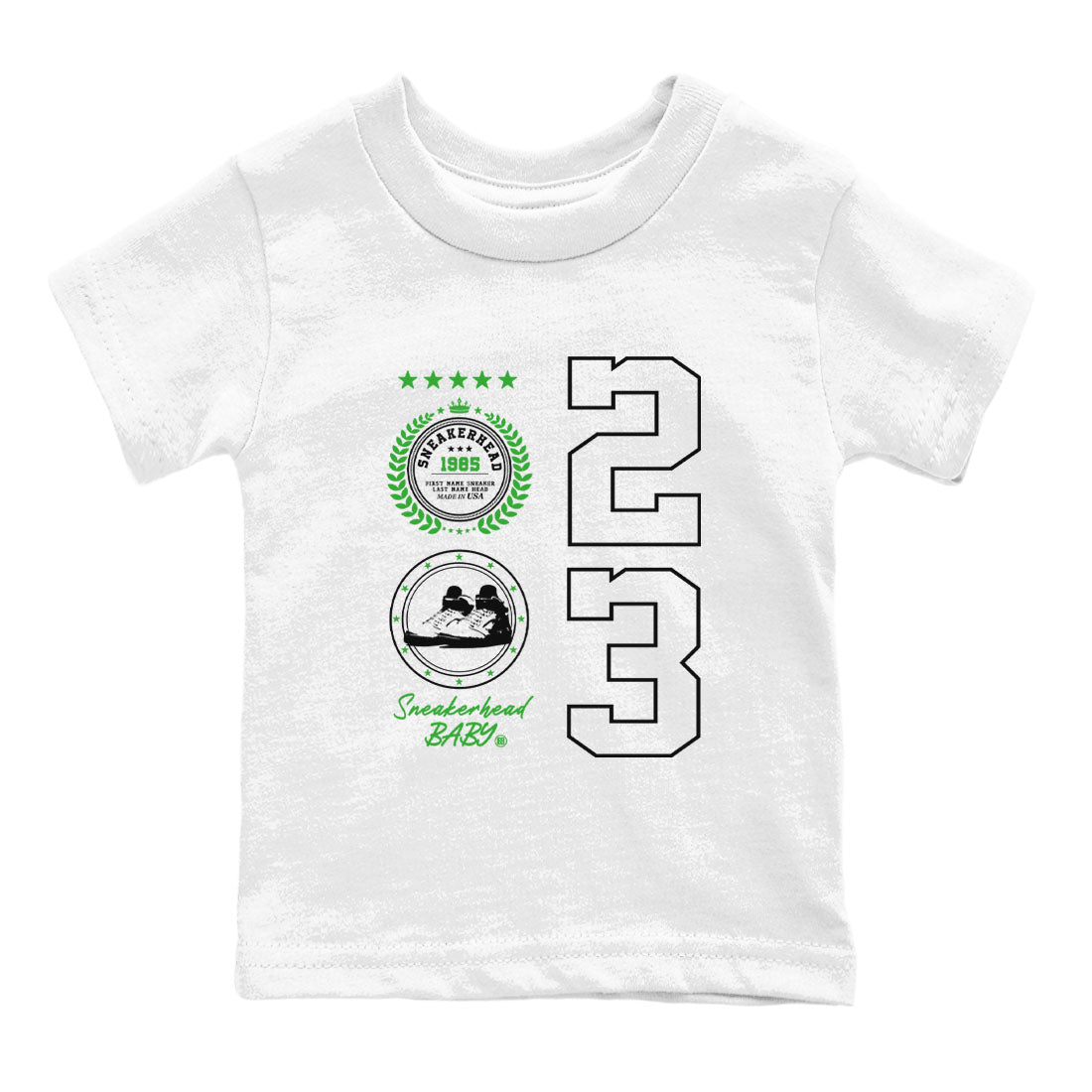 snkmatch Emblem snkmatch Tees Kids - Air Jordan 5 Lucky Green