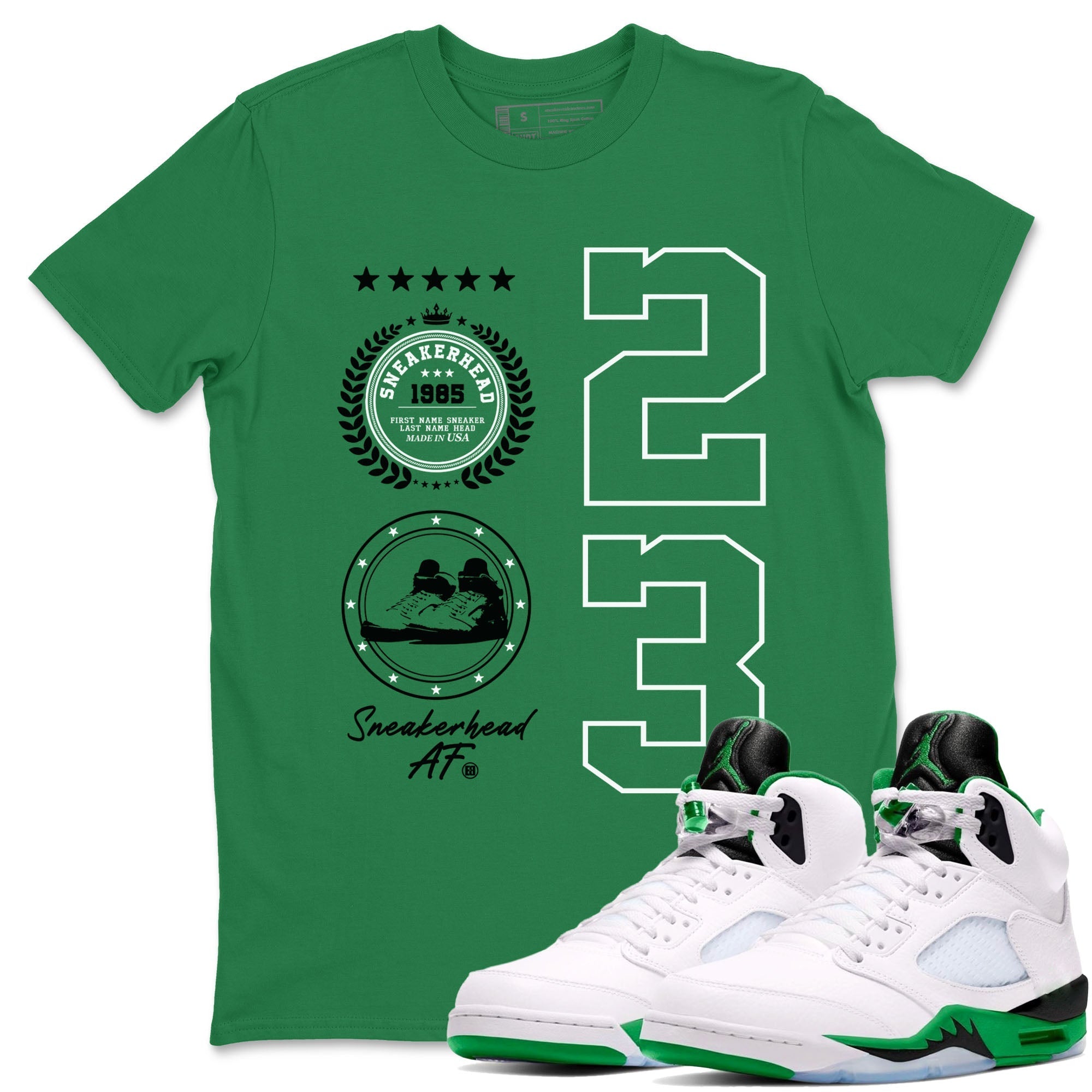 snkmatch Emblem snkmatch Tees - Air Jordan 5 Lucky Green
