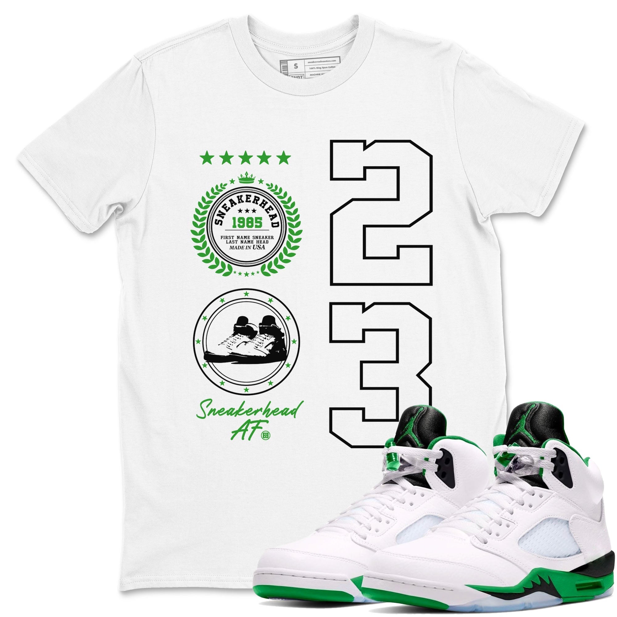 snkmatch Emblem snkmatch Tees - Air Jordan 5 Lucky Green