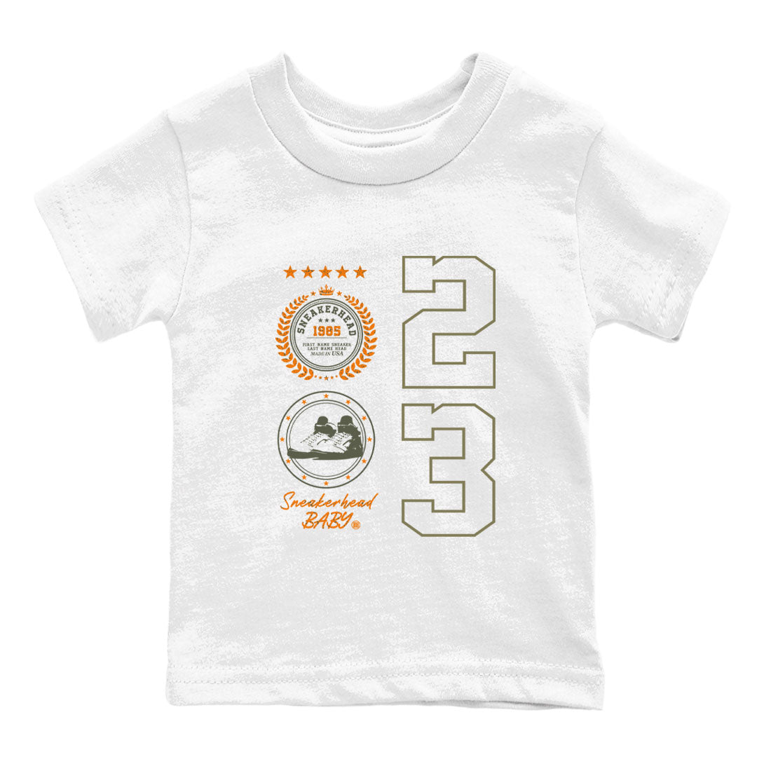snkmatch Emblem snkmatch Tees Kids - Air Jordan 5 Olive