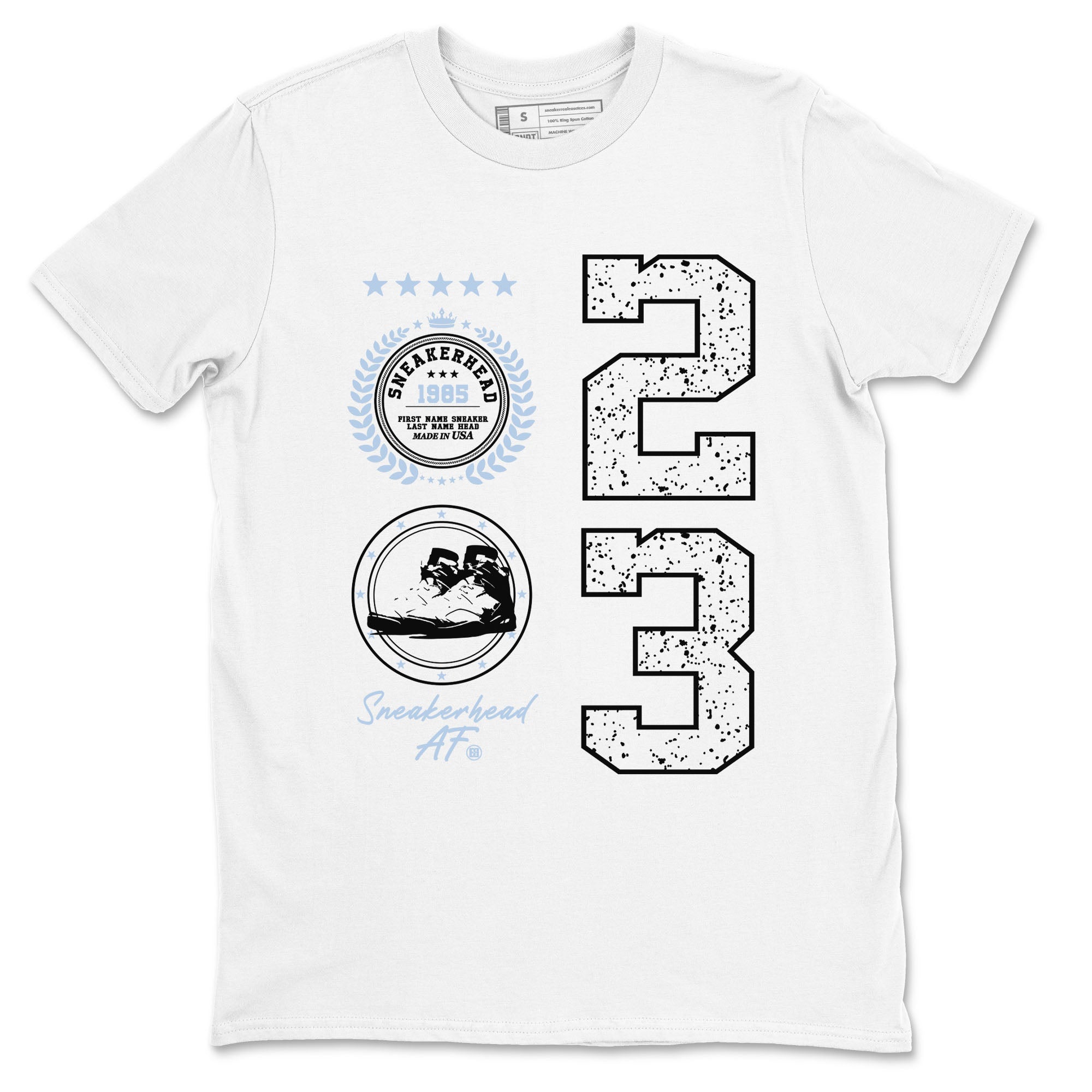 snkmatch Emblem snkmatch Tees - Air Jordan 6 White Black