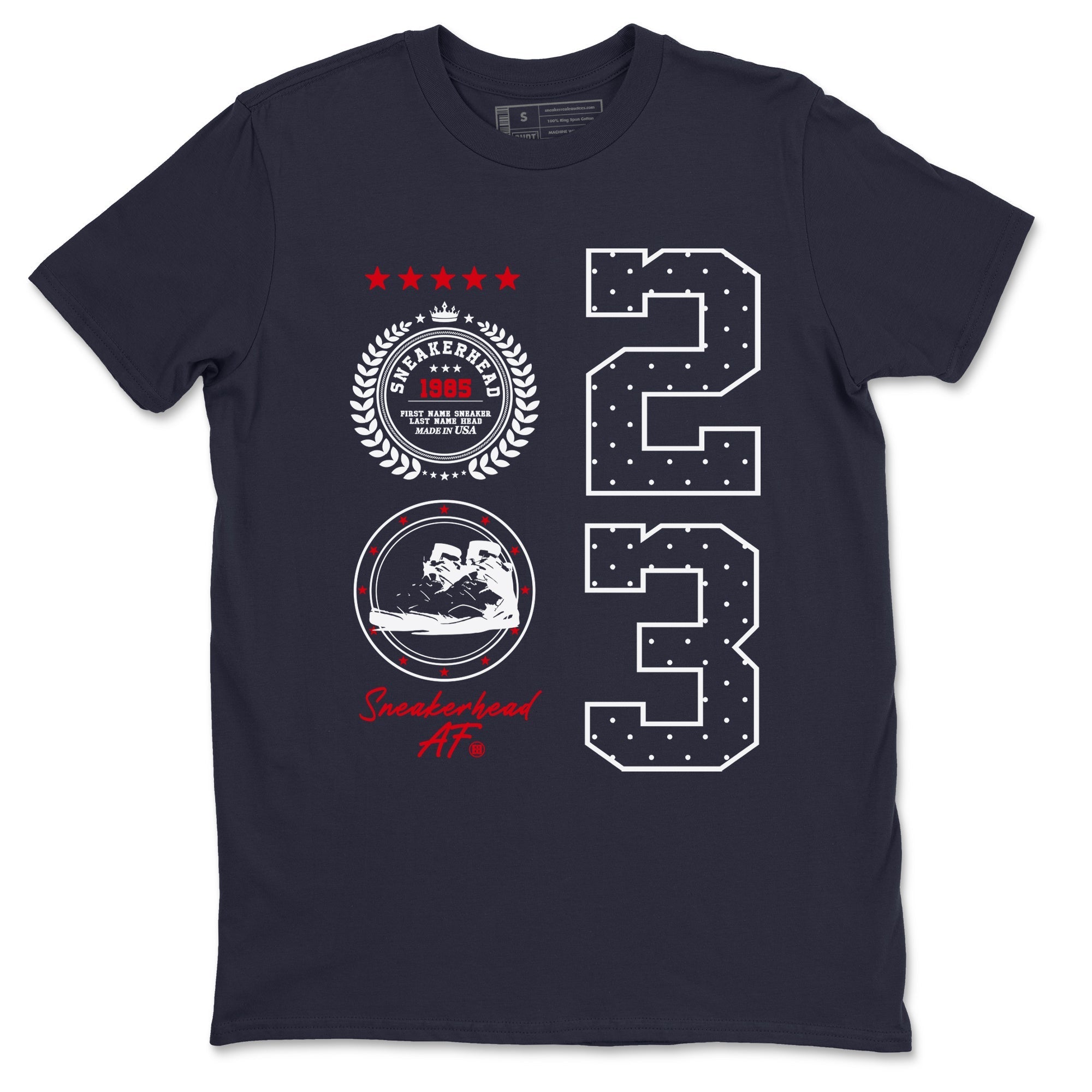 snkmatch Emblem snkmatch Tees - Air Jordan 6 White And Midnight Navy