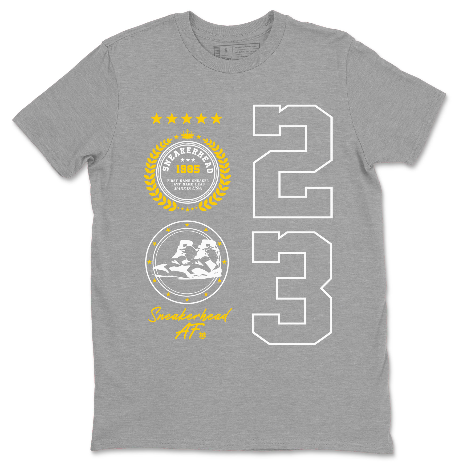 snkmatch Emblem snkmatch Tees - Air Jordan 6 Yellow Ochre