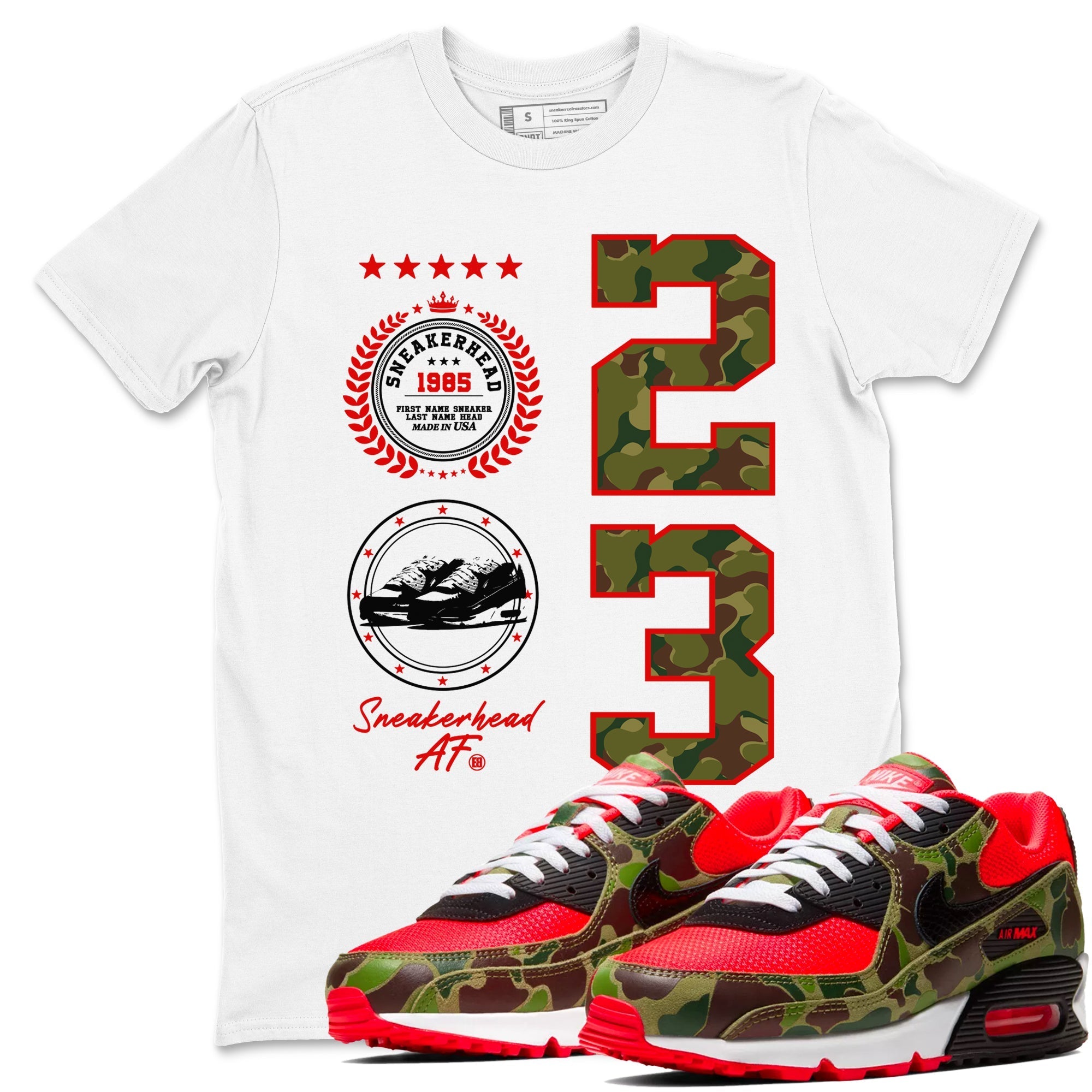snkmatch Emblem snkmatch Tees - Air Max 90 Reverse Duck Camo