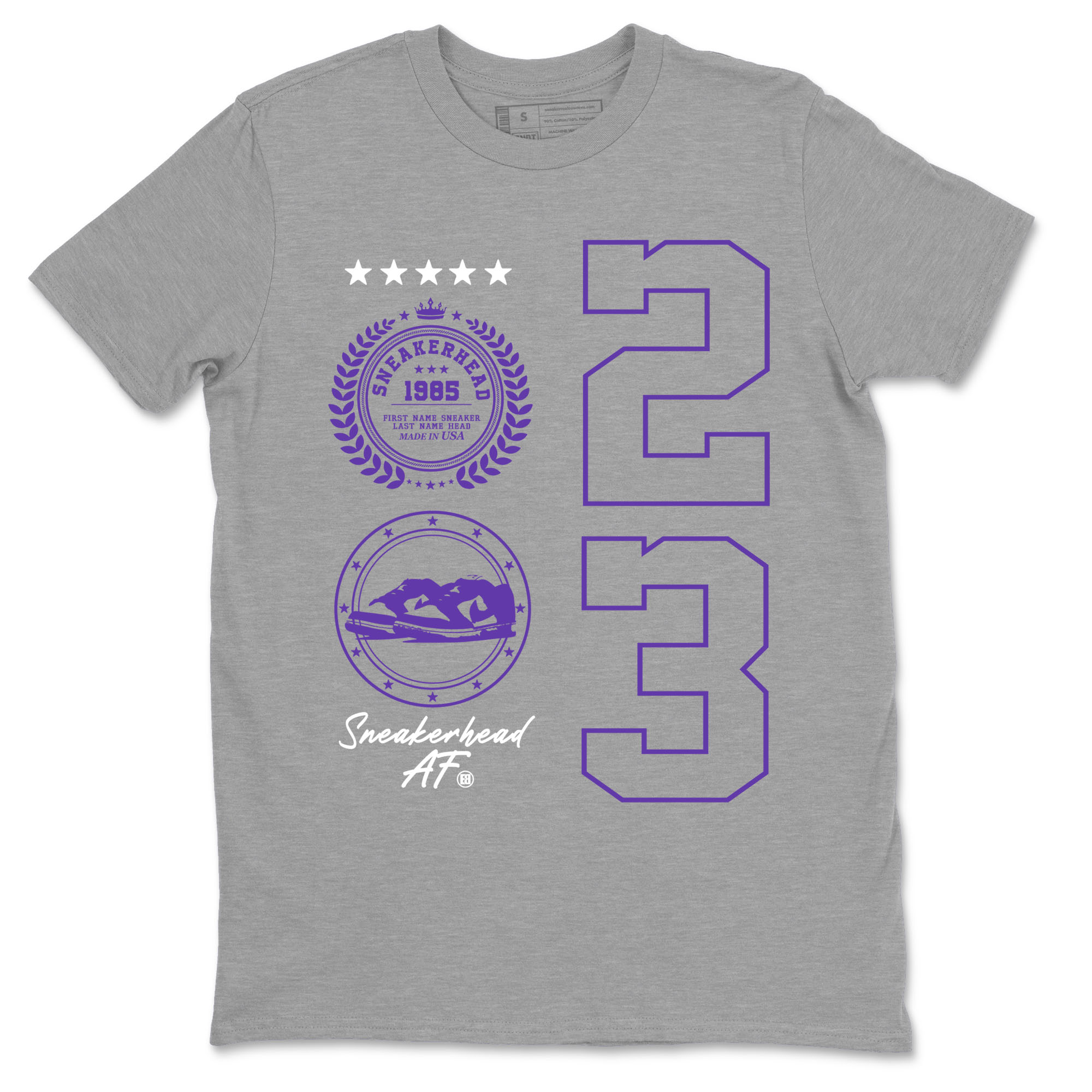 snkmatch Emblem snkmatch Tees - Dunk Low Court Purple