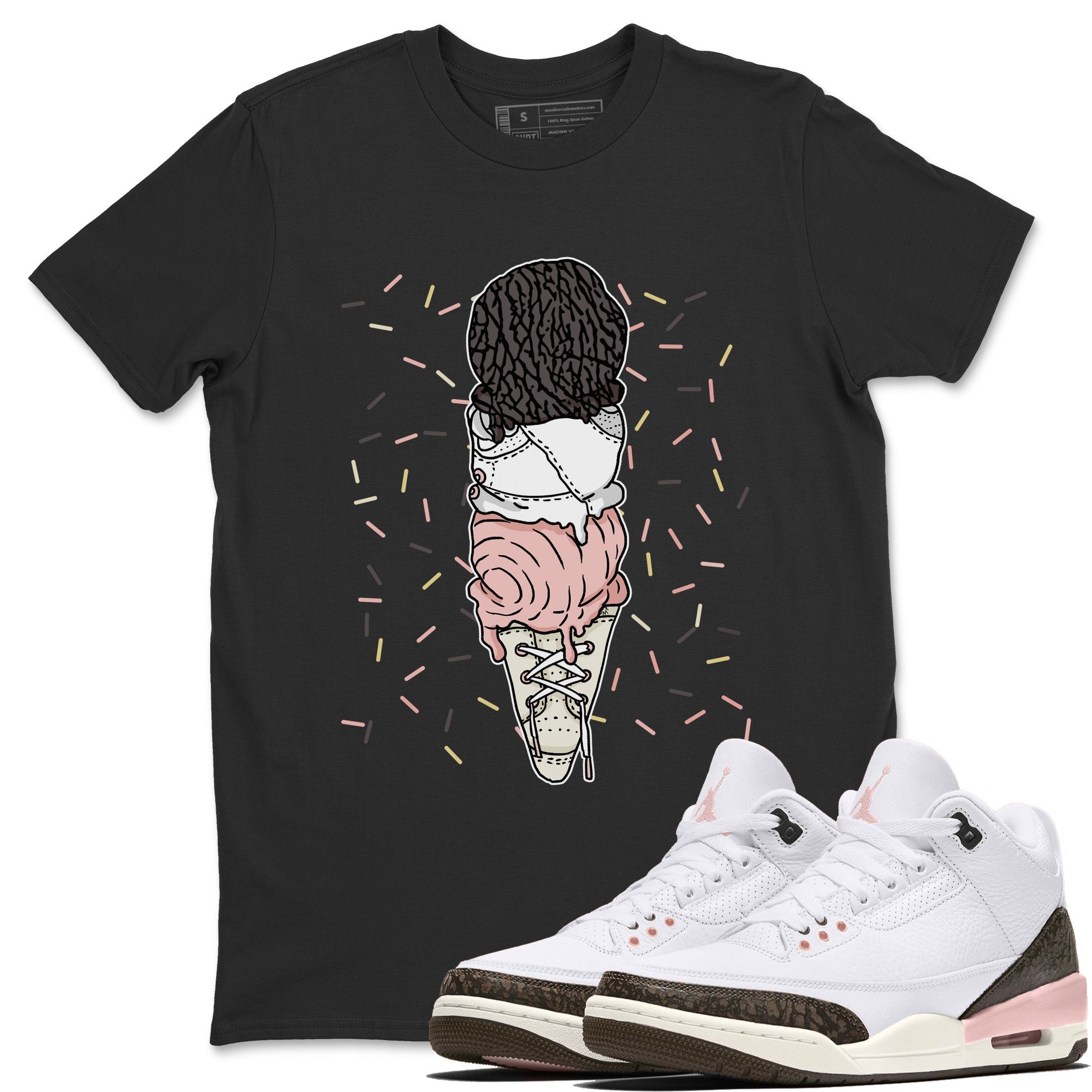 snkmatch Flavor Cones Unisex Tops - Air Jordan 3 Atmosphere