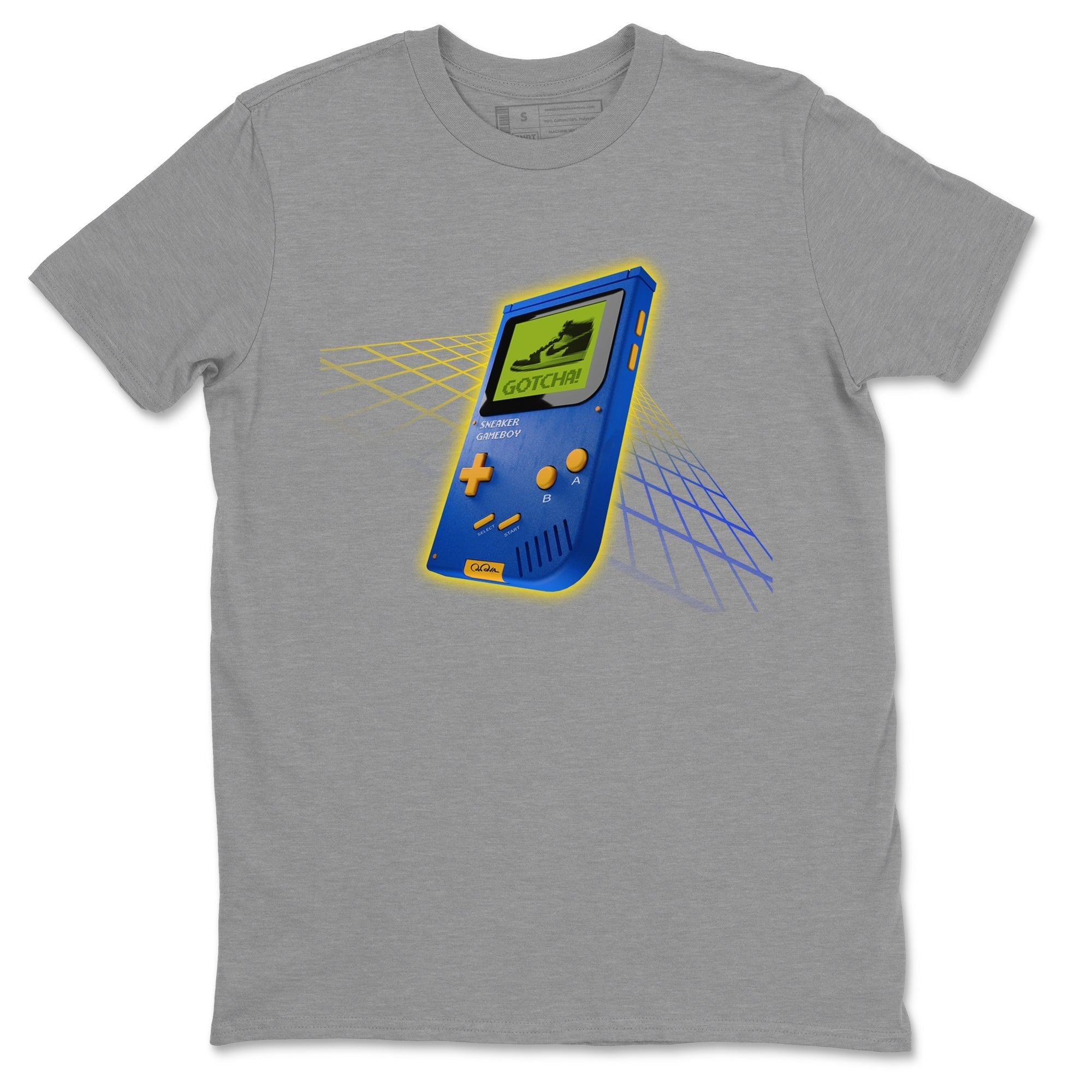 snkmatch Game Boy Unisex Tops - Air Jordan 1 Game Royal Varsity Maize