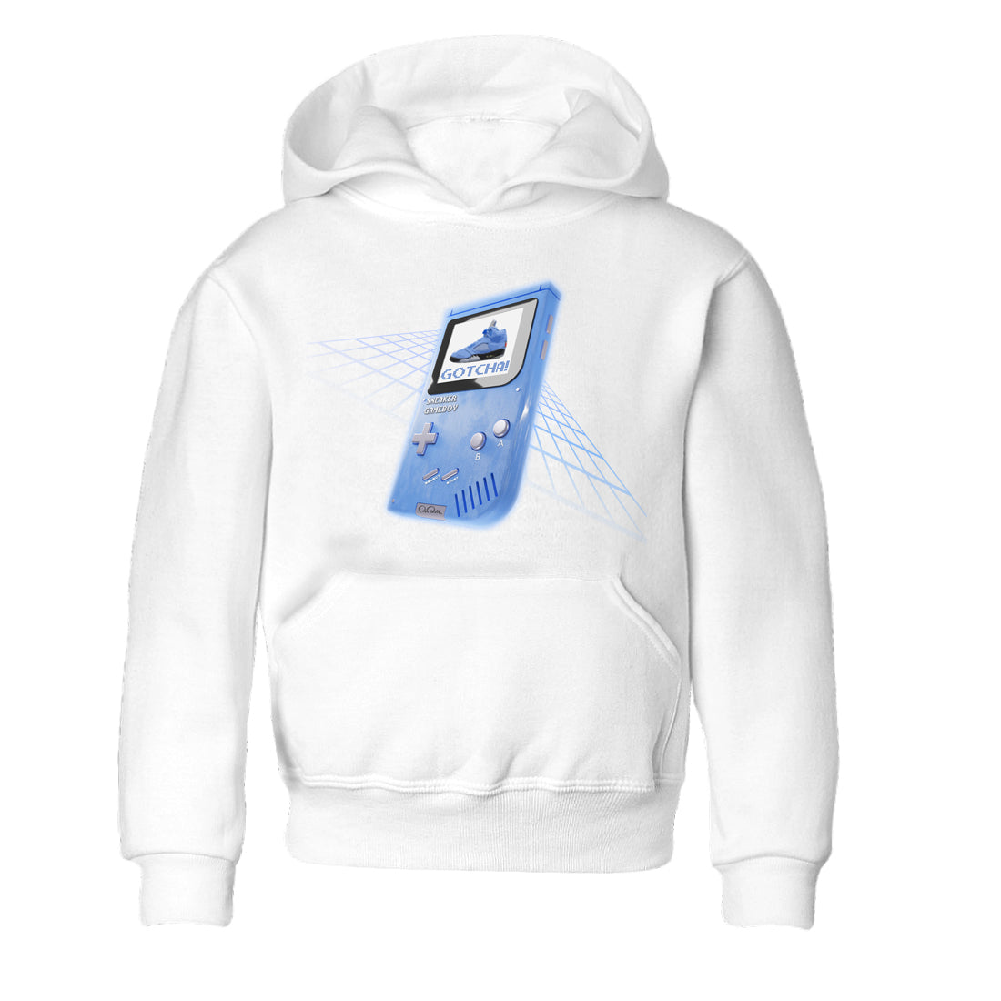 snkmatch Game Boy Kids Tops - Air Jordan 5 UNC