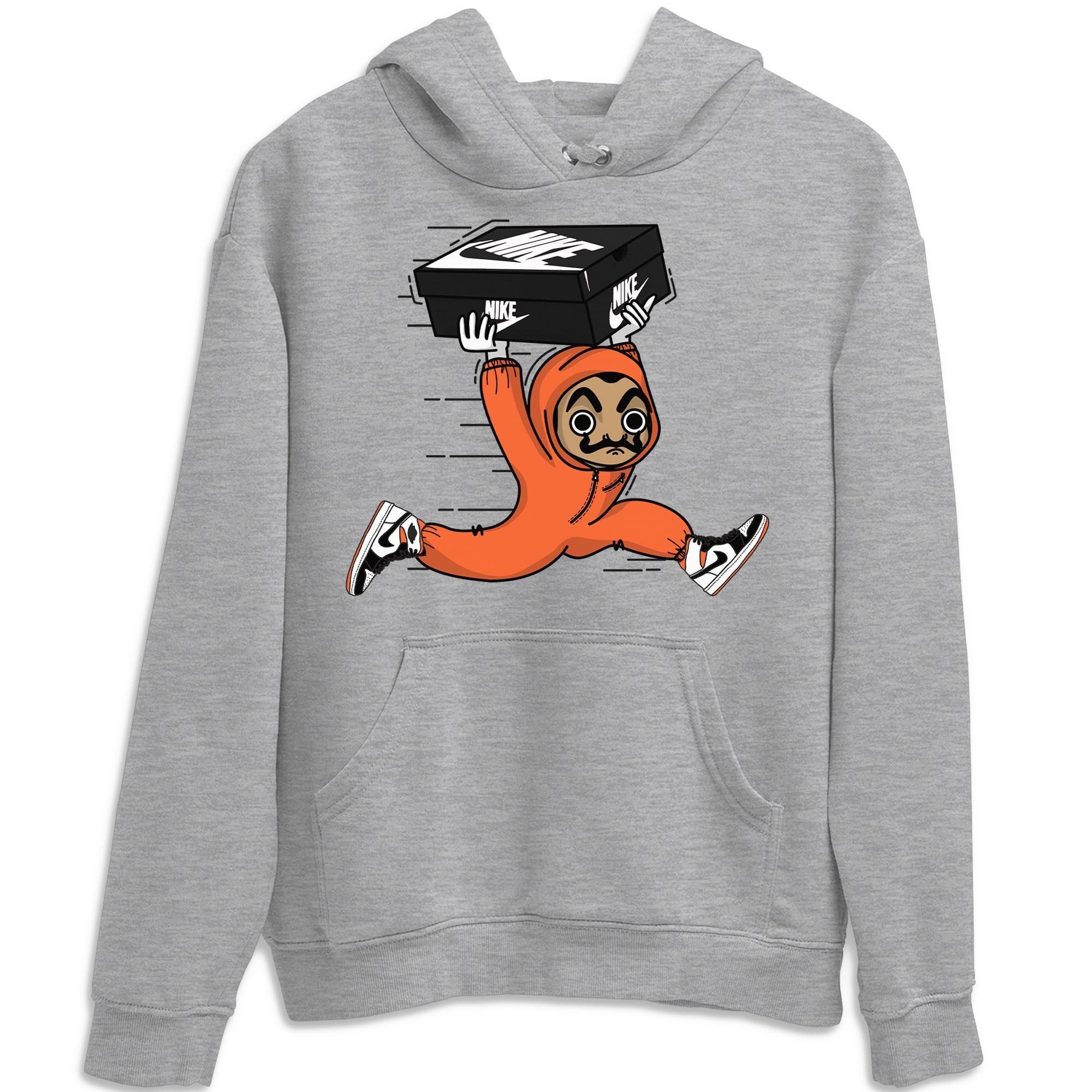 snkmatch Heist Unisex Tops - Air Jordan 1 Electro Orange