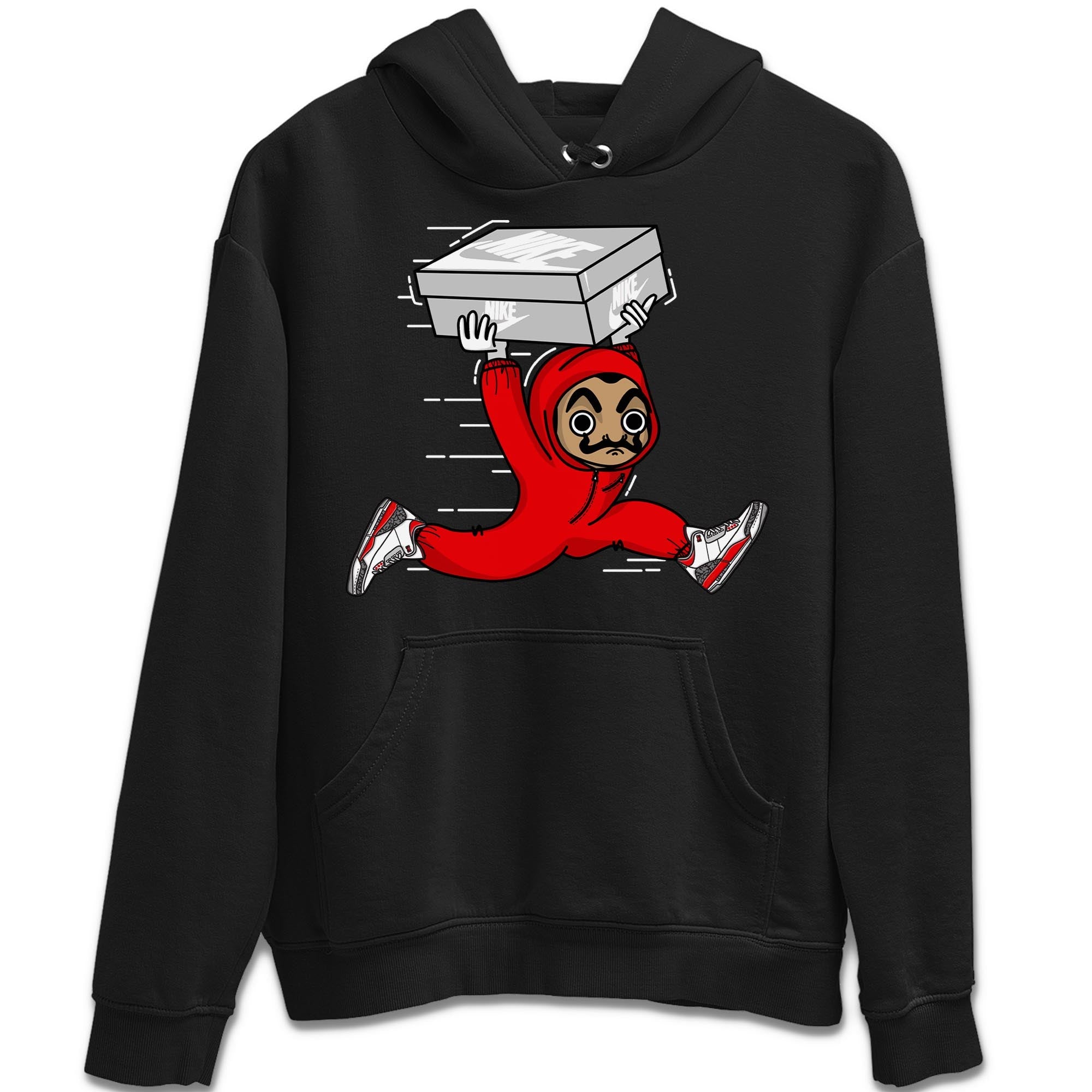 snkmatch Heist Unisex Tops - Air Jordan 3 Fire Red