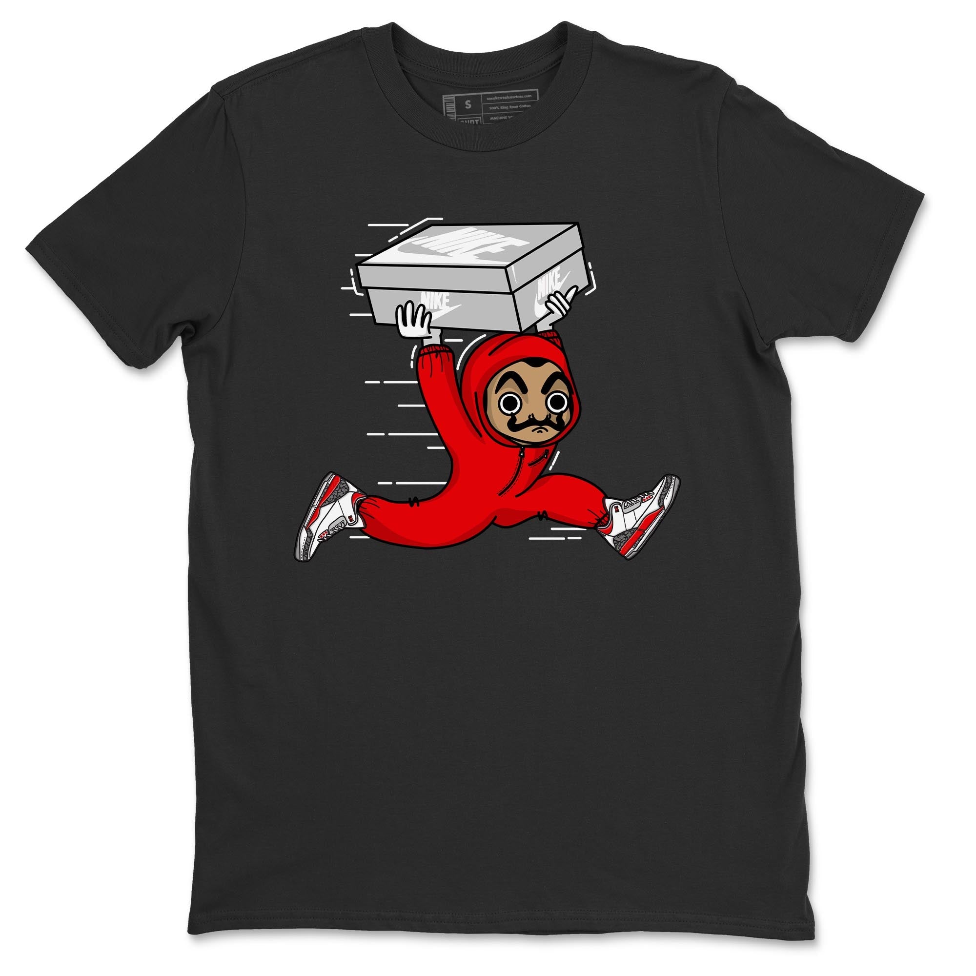 snkmatch Heist Unisex Tops - Air Jordan 3 Fire Red
