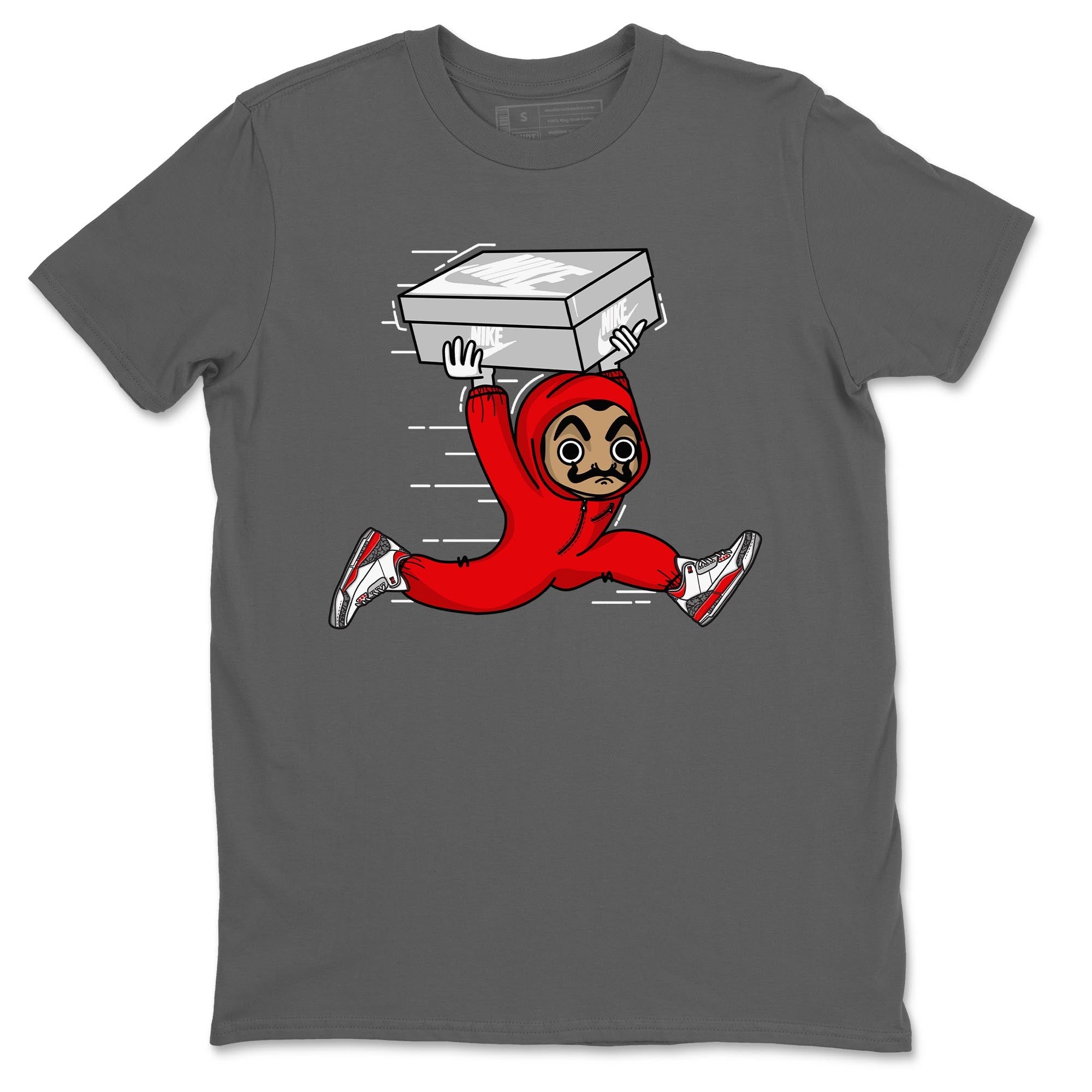 snkmatch Heist Unisex Tops - Air Jordan 3 Fire Red