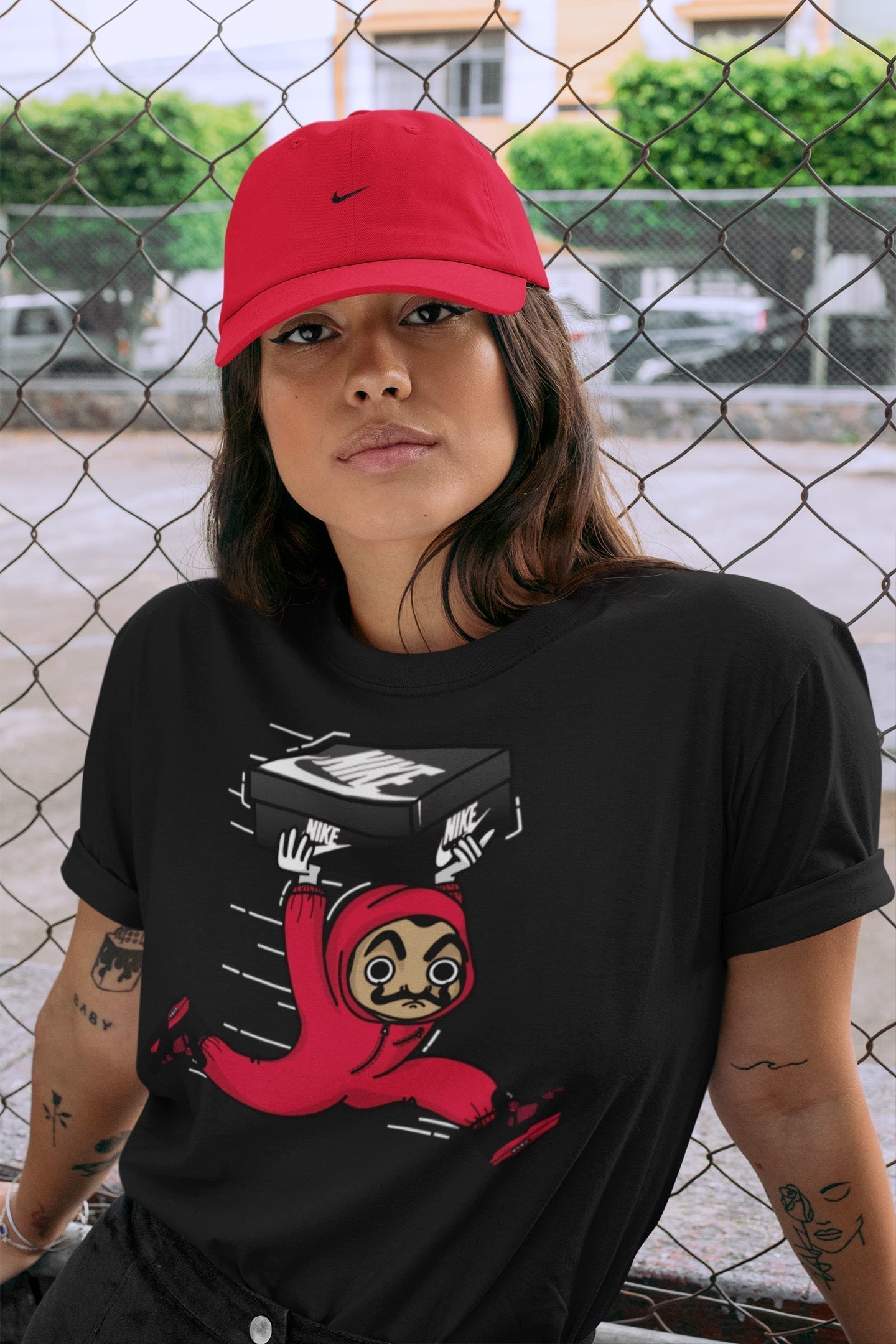 snkmatch Heist Unisex Tops - Air Jordan 4 Red Thunder
