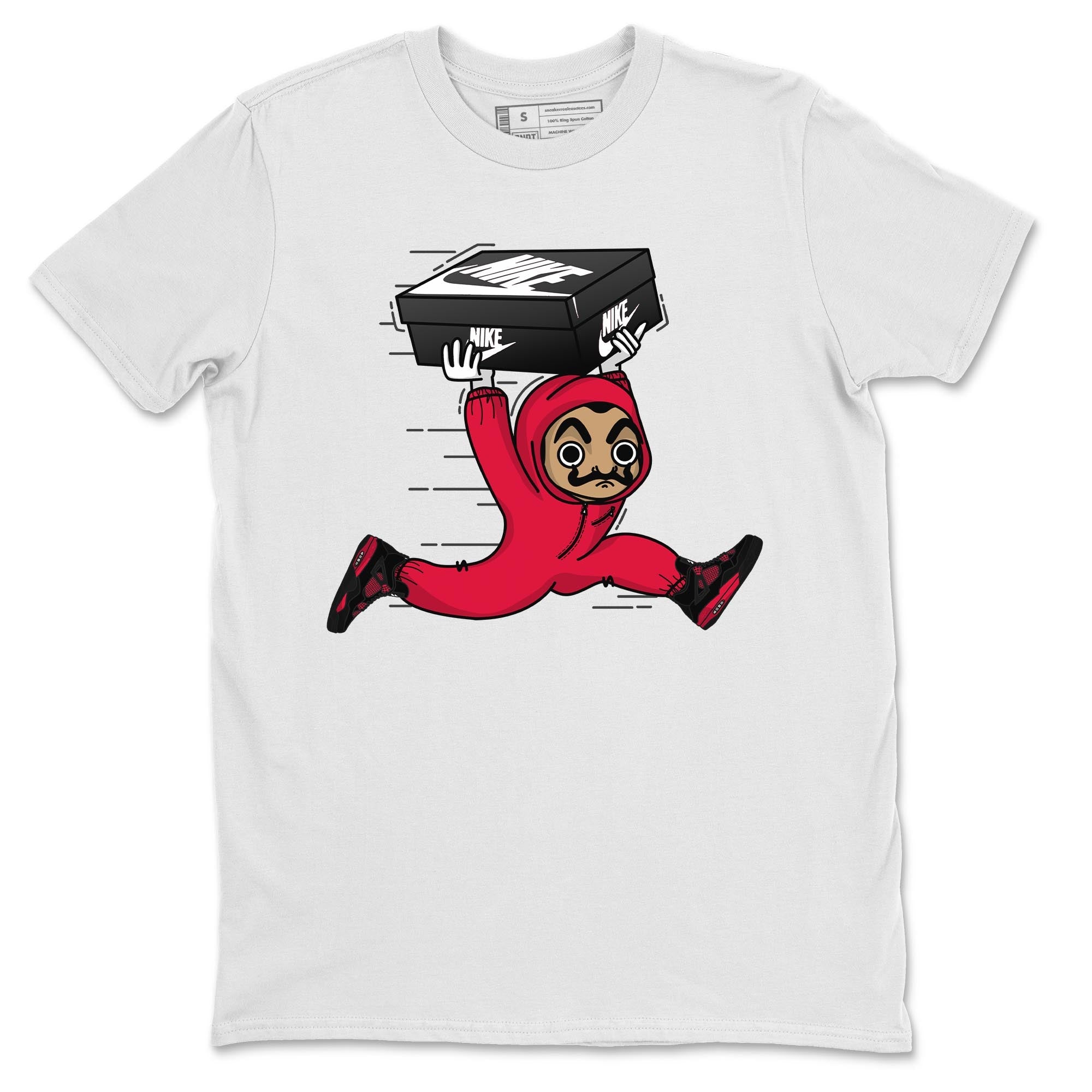 snkmatch Heist Unisex Tops - Air Jordan 4 Red Thunder