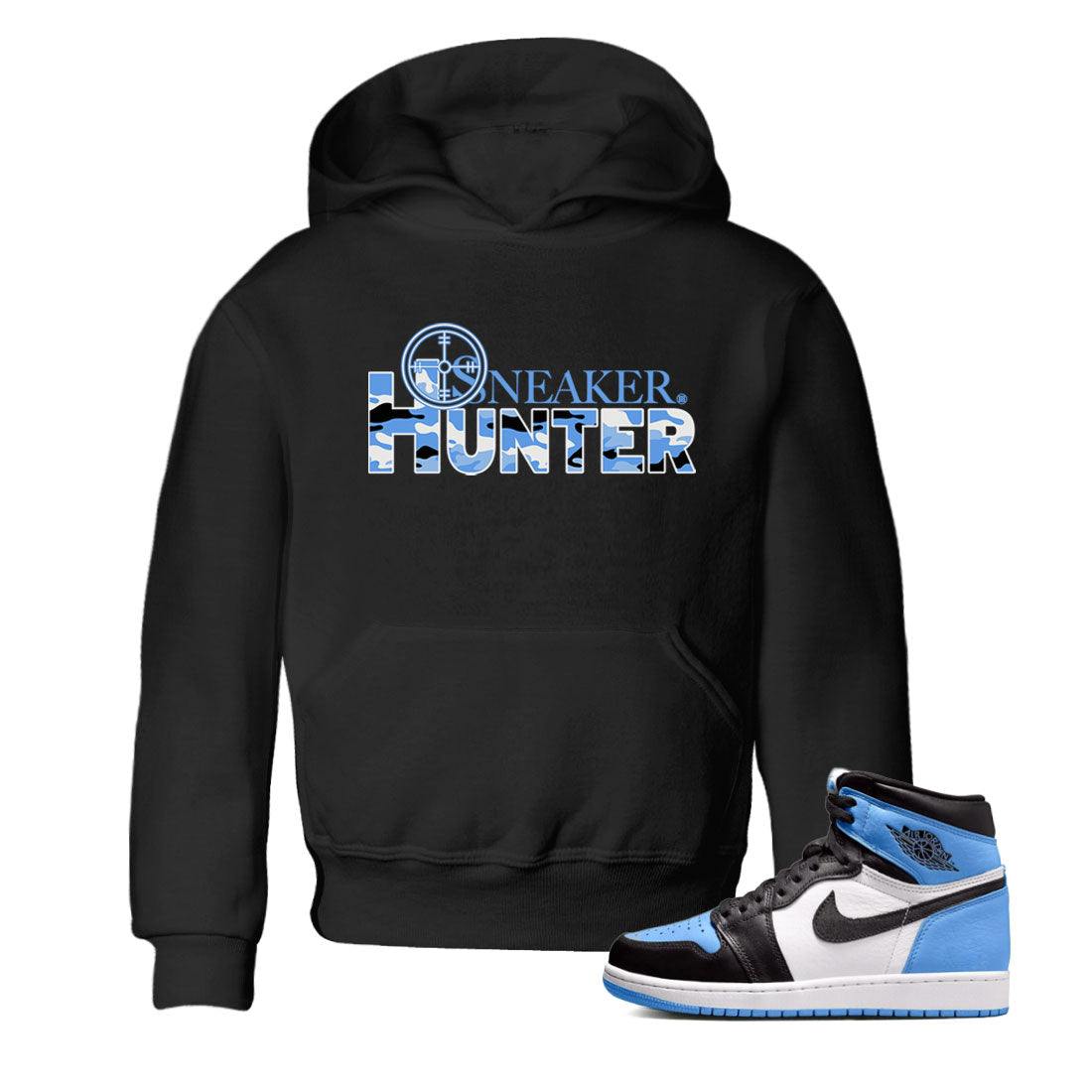 snkmatch Hunter snkmatch Tee Kids - Air Jordan 1 UNC Toe