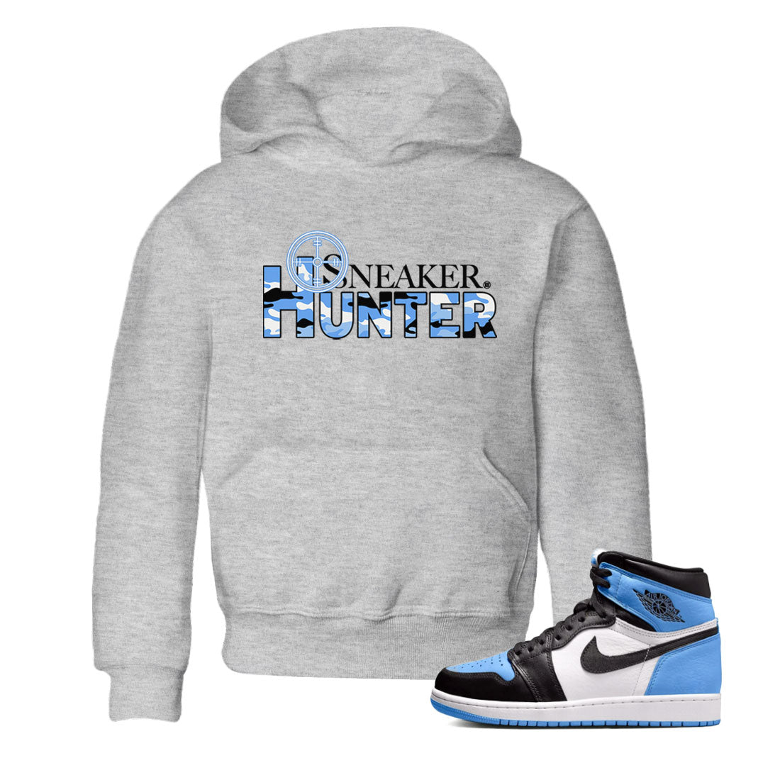 snkmatch Hunter snkmatch Tee Kids - Air Jordan 1 UNC Toe