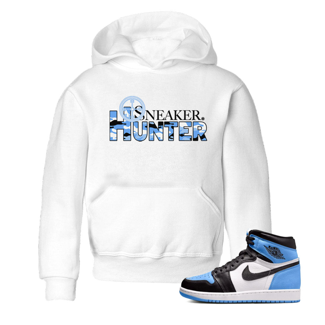 snkmatch Hunter snkmatch Tee Kids - Air Jordan 1 UNC Toe