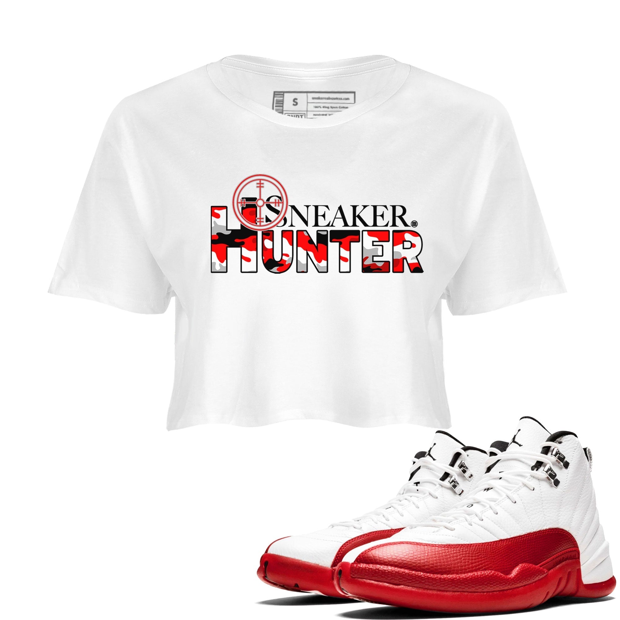 snkmatch Hunter snkmatch Women's Top - Air Jordan 12 Cherry