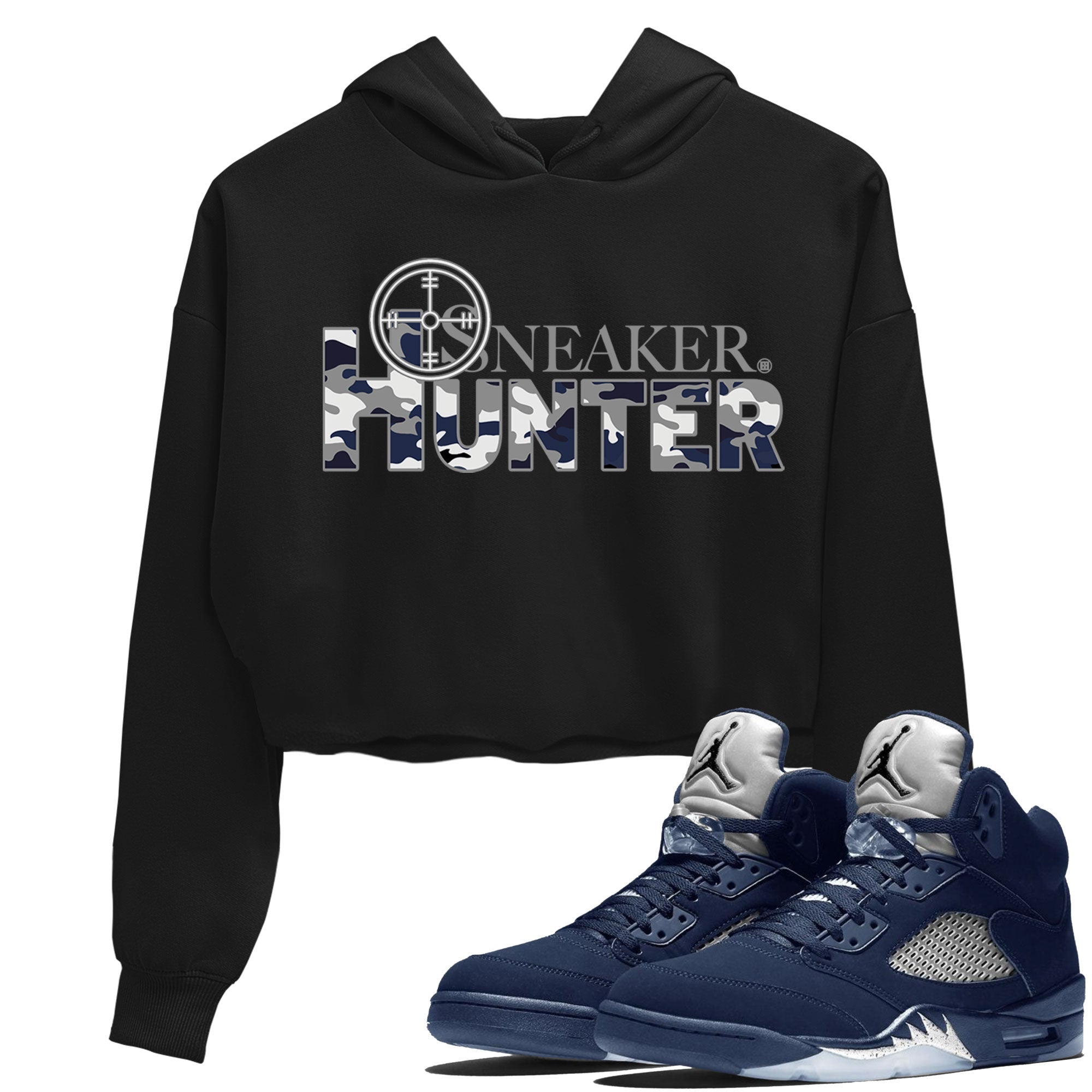 snkmatch Hunter snkmatch Women's Top - Air Jordan 5 Georgetown