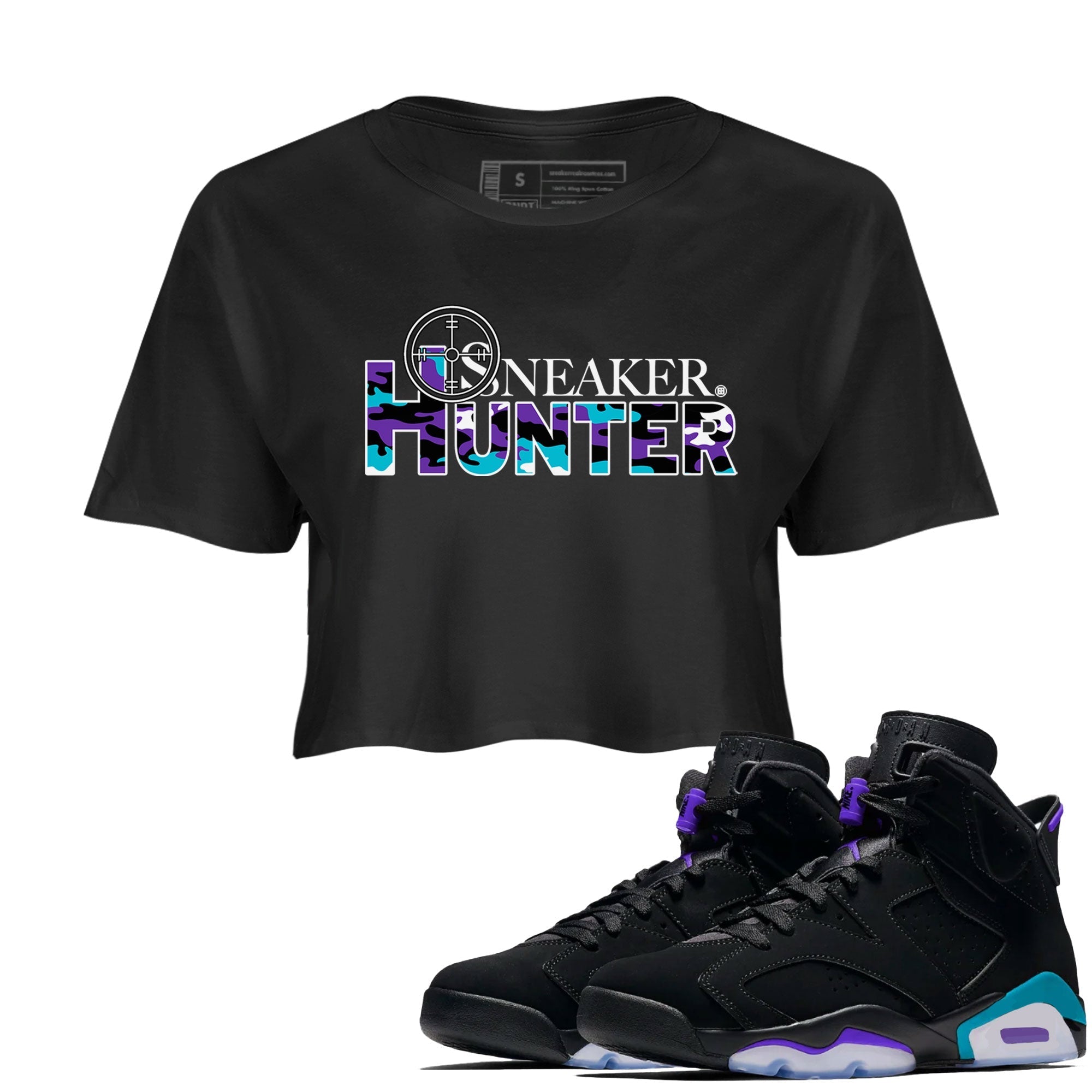 snkmatch Hunter snkmatch Women's Top - Air Jordan 6 Aqua