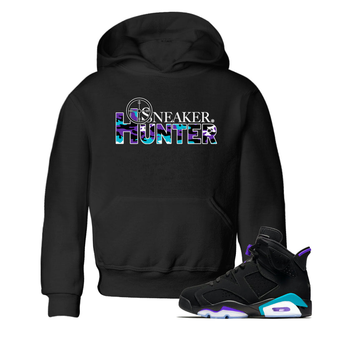 snkmatch Hunter snkmatch Tee Kids - Air Jordan 6 Aqua