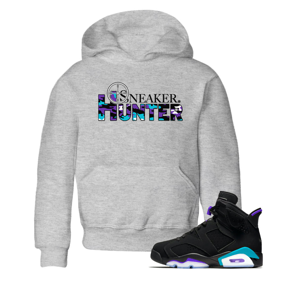 snkmatch Hunter snkmatch Tee Kids - Air Jordan 6 Aqua