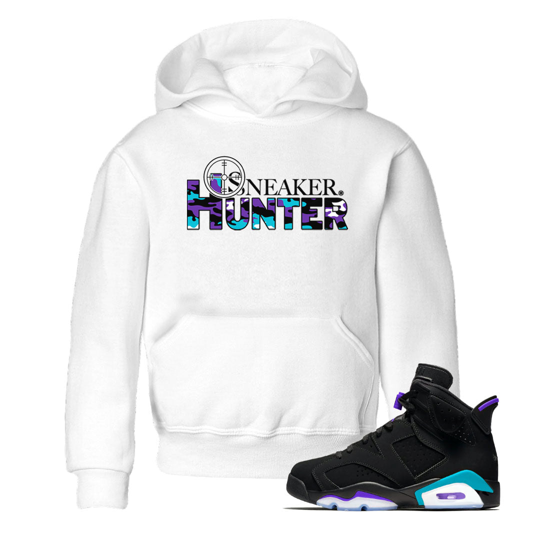 snkmatch Hunter snkmatch Tee Kids - Air Jordan 6 Aqua