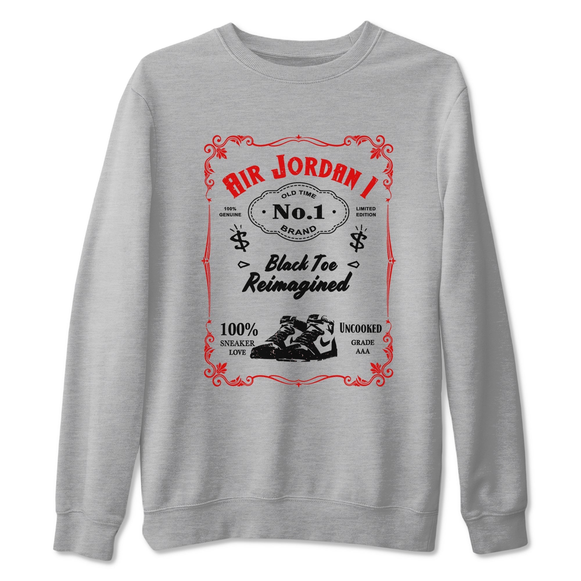 snkmatch Label snkmatch Tees - Air Jordan 1 Black Toe Reimagined