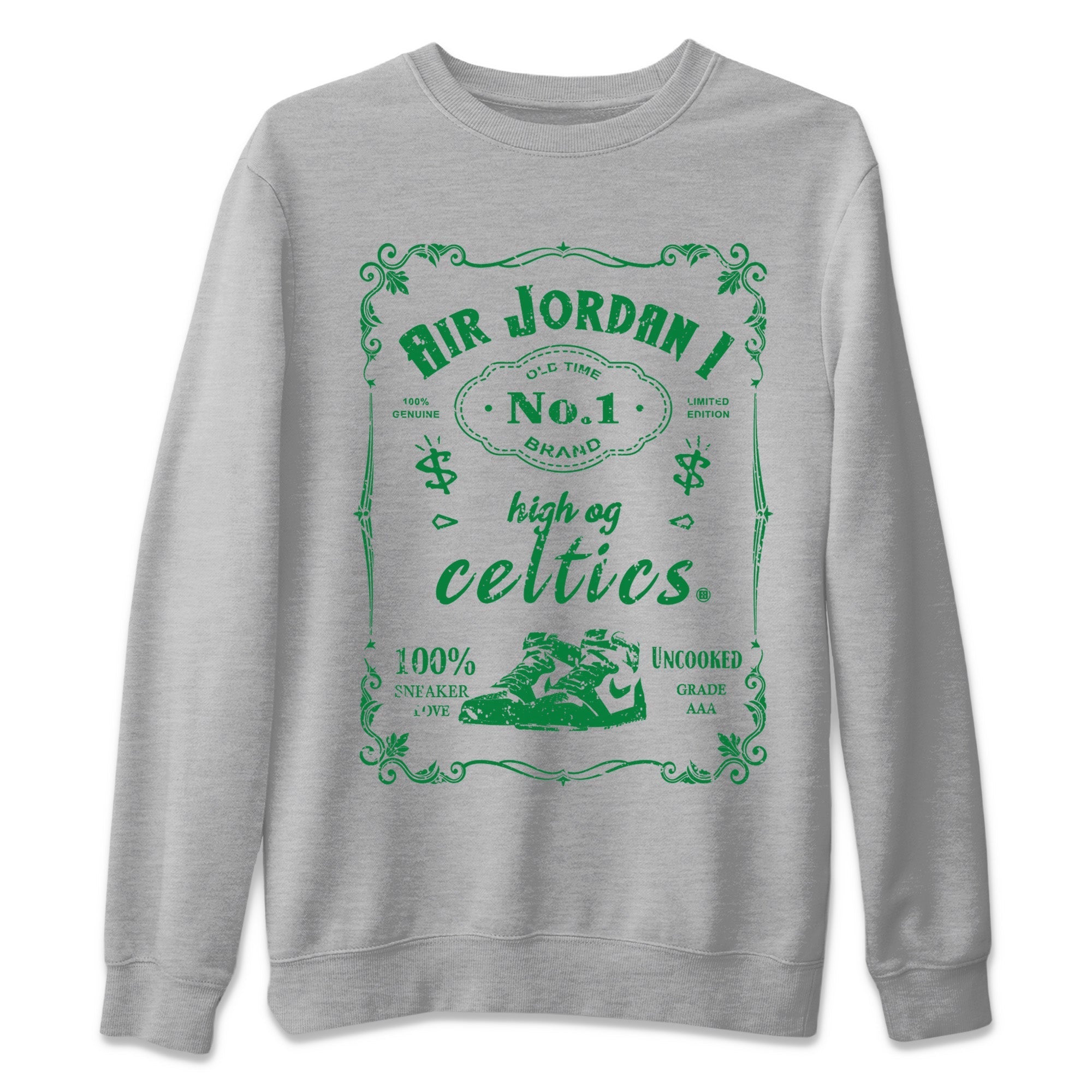 snkmatch Label Unisex Tops - Air Jordan 1 Celtics