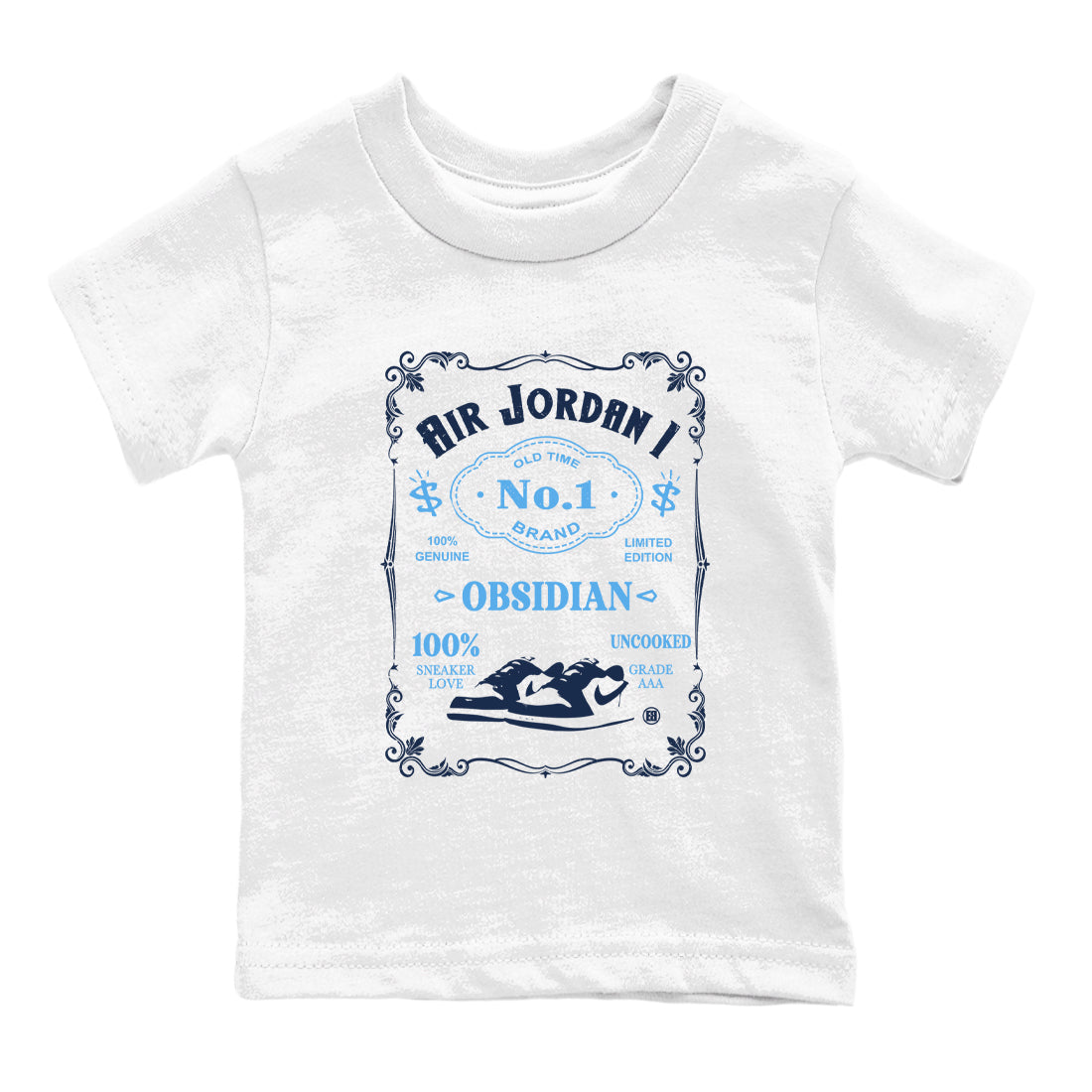 snkmatch Label snkmatch Tees Kids - Air Jordan 1 Obsidian