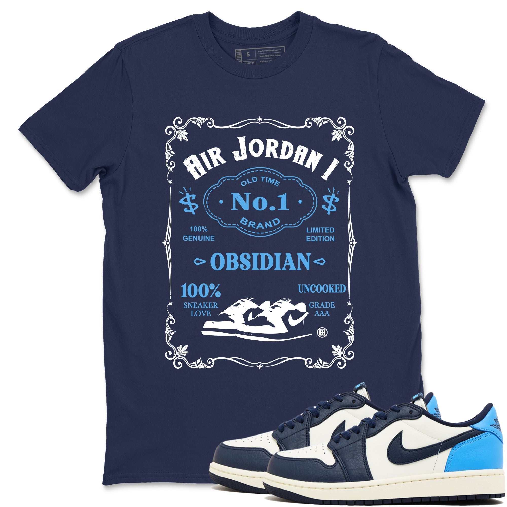 snkmatch Label snkmatch Tees - Air Jordan 1 Obsidian