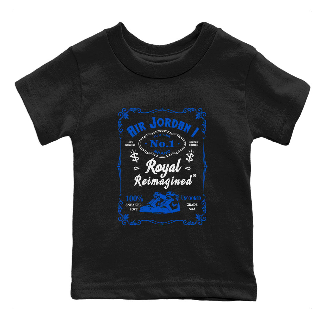 snkmatch Label snkmatch Tee Kids - Air Jordan 1 Royal Reimagined