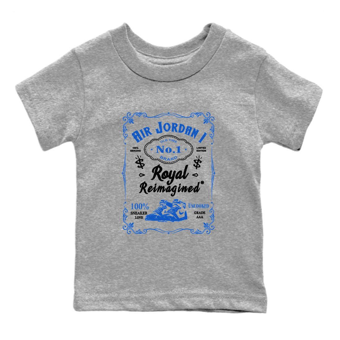 snkmatch Label snkmatch Tee Kids - Air Jordan 1 Royal Reimagined