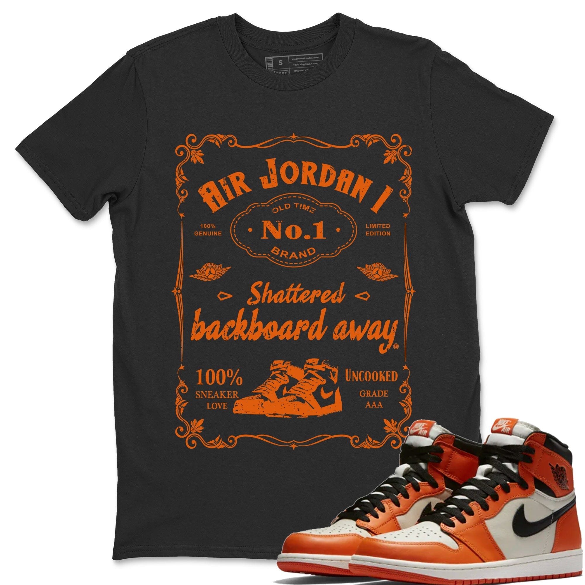 snkmatch Label Unisex Tops - Air Jordan 1 Shattered Backboard Away