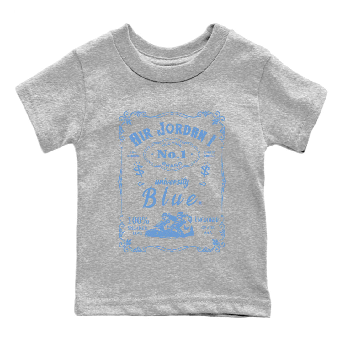 snkmatch Label Kids Tops - Air Jordan 1 UNC Toe