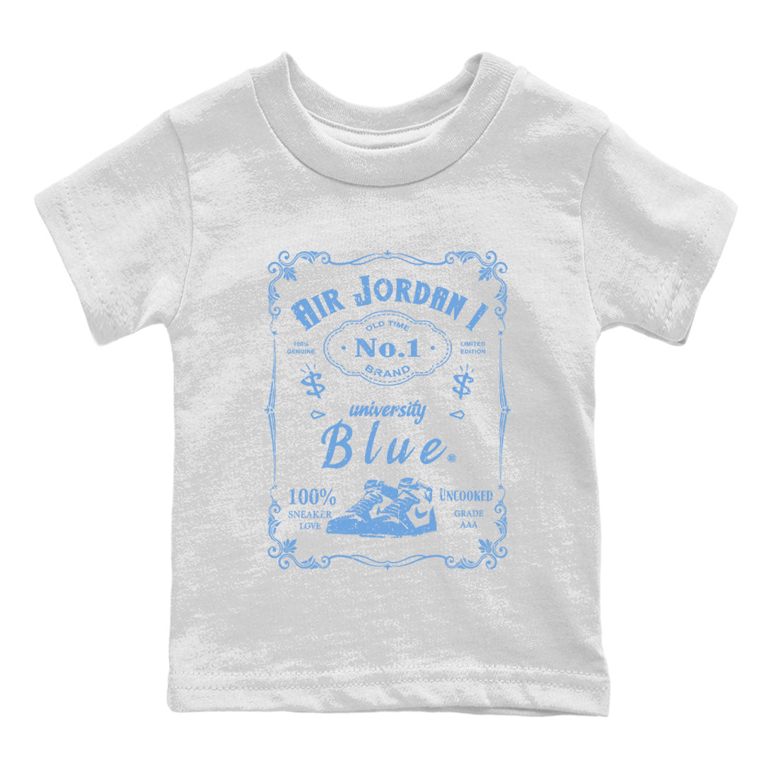 snkmatch Label Kids Tops - Air Jordan 1 UNC Toe