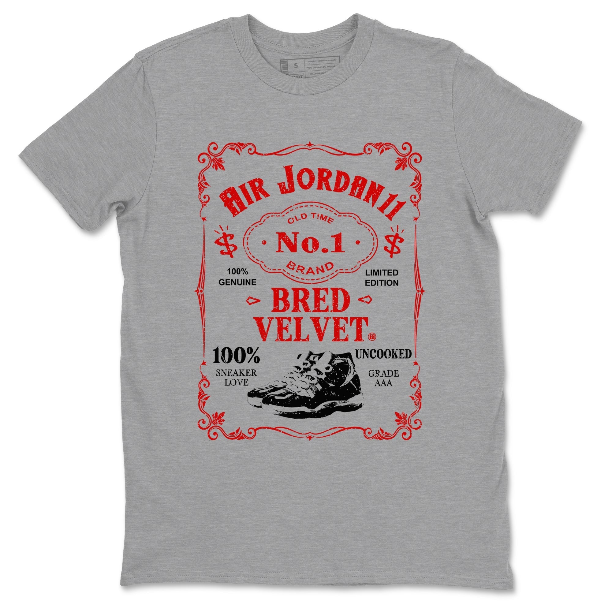 snkmatch Label snkmatch Tees - Air Jordan 11 Bred Velvet