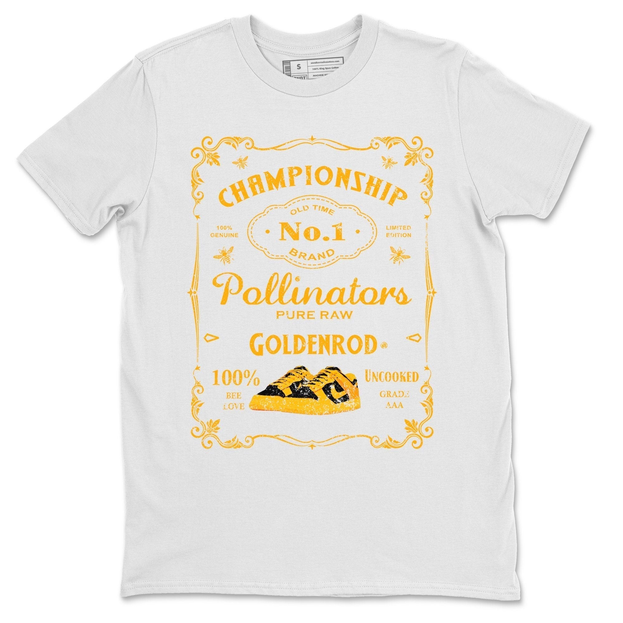 snkmatch Label Unisex Tops - Dunk Championship Goldenrod