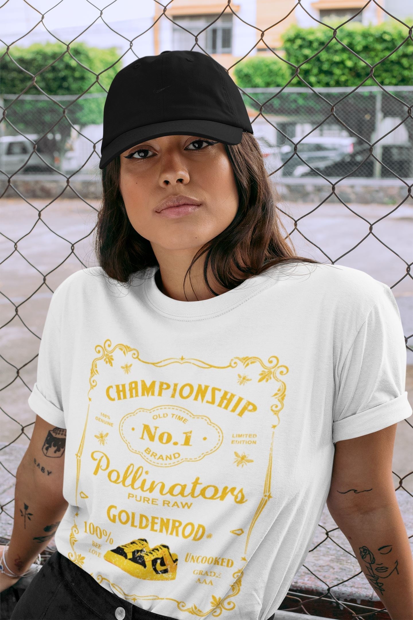 snkmatch Label Unisex Tops - Dunk Championship Goldenrod