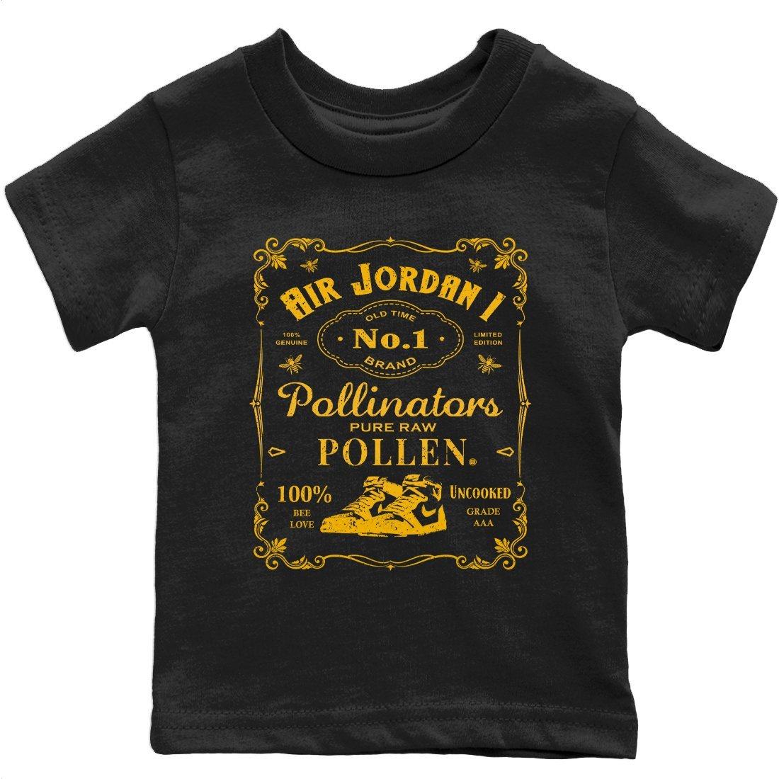 snkmatch Label Kids Tops - Air Jordan 1 Pollen
