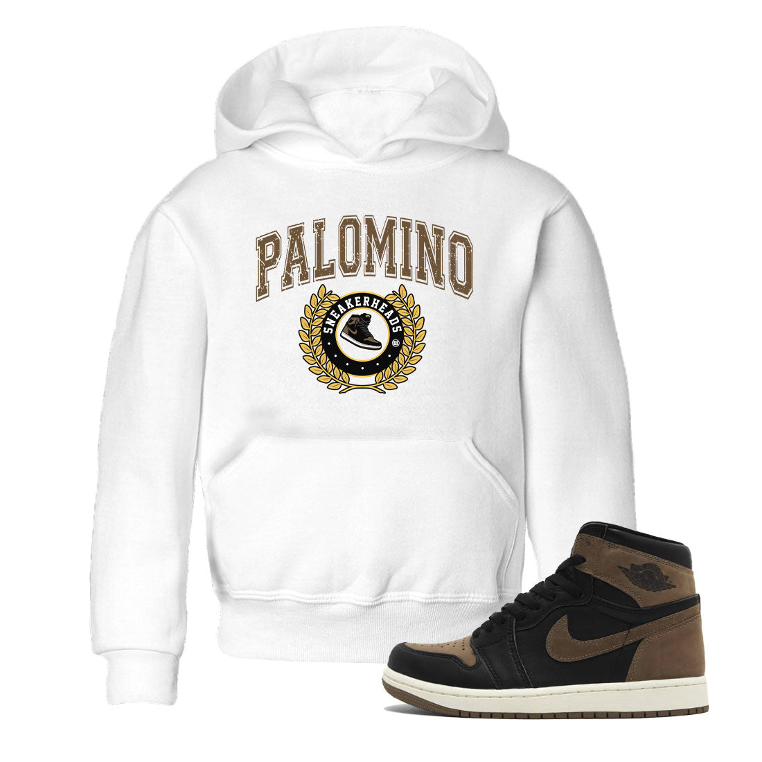 snkmatch Letter snkmatch Tee Kids - Air Jordan 1 Palomino