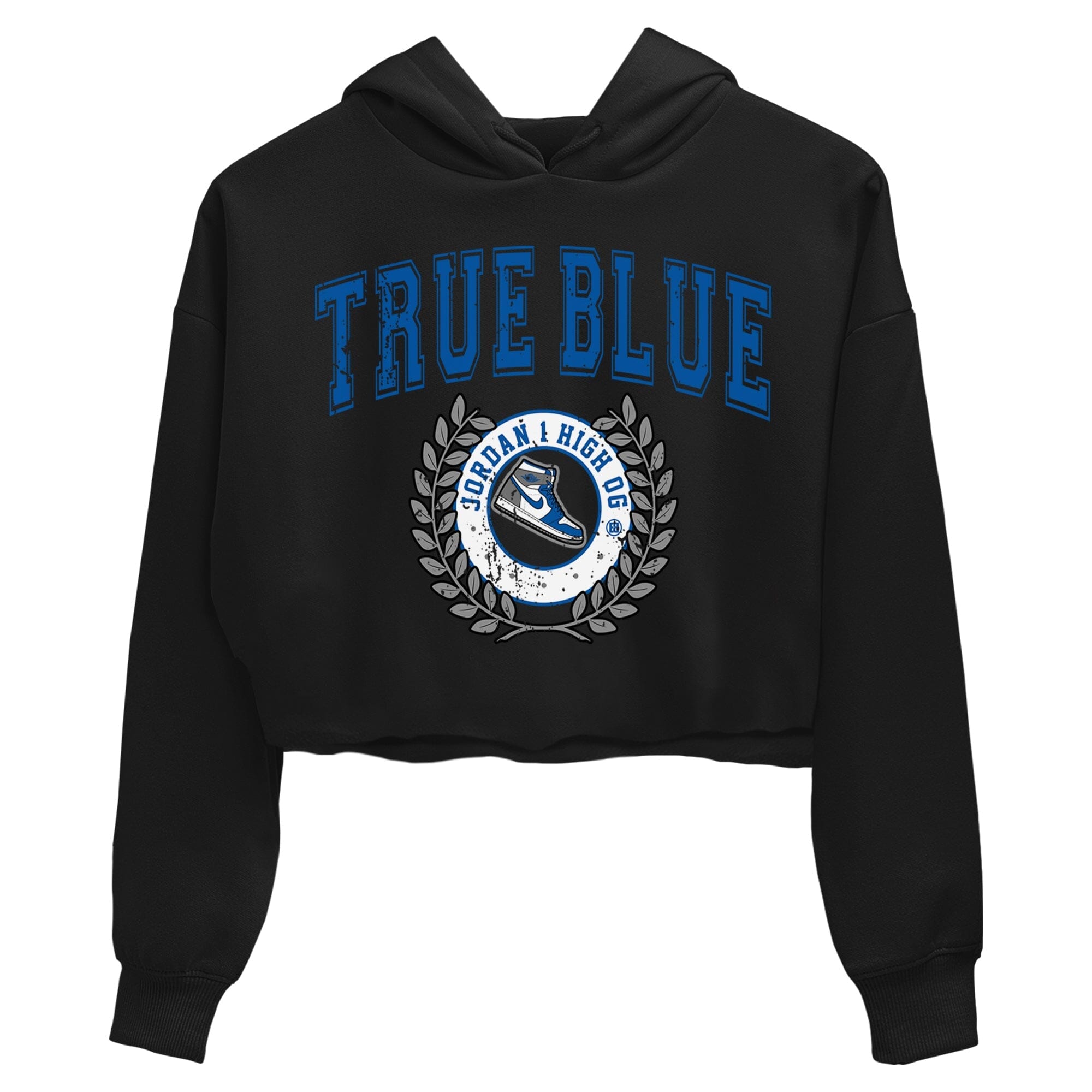 snkmatch Letter Women's Tops - Air Jordan 1 True Blue