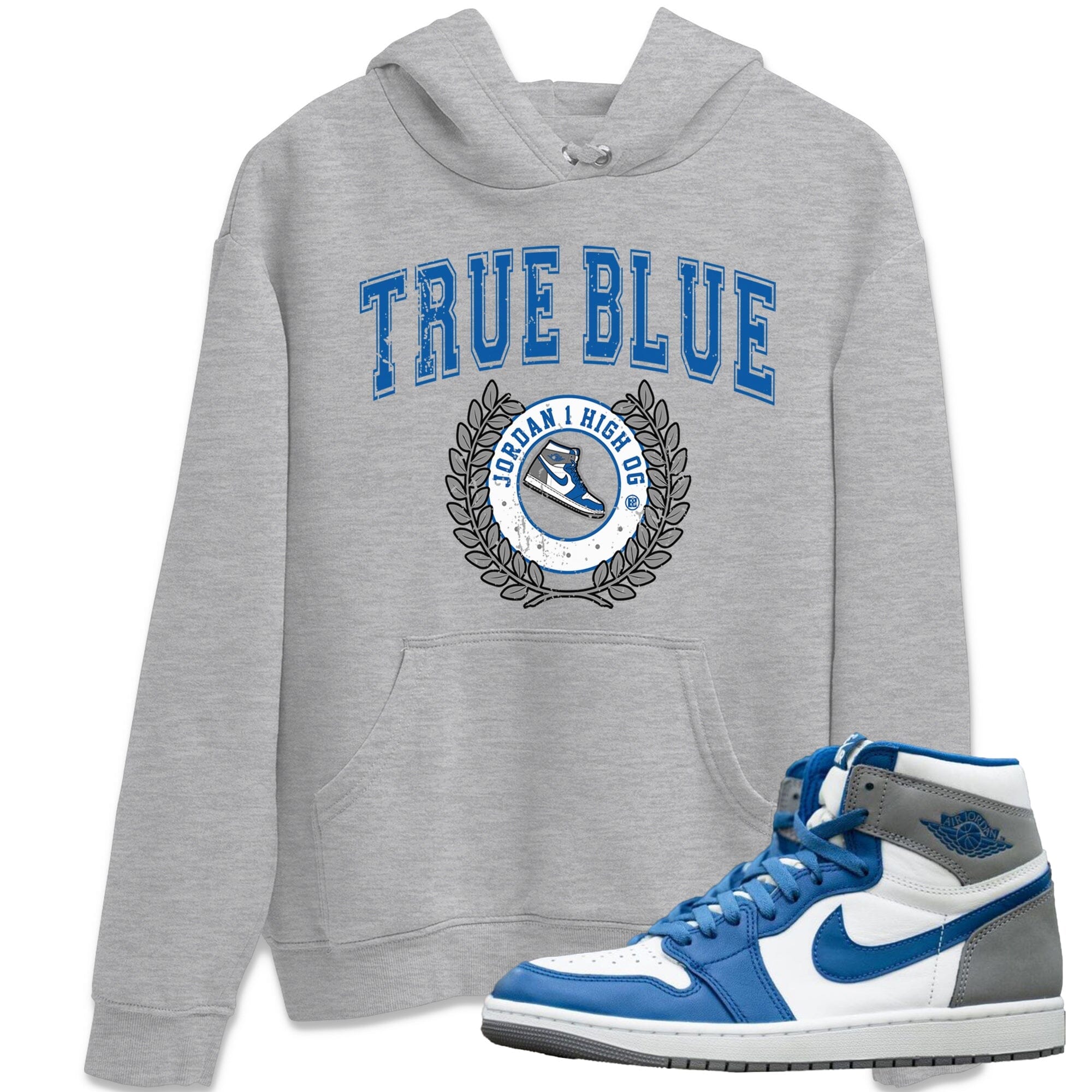 snkmatch Letter Unisex Tops - Air Jordan 1 True Blue