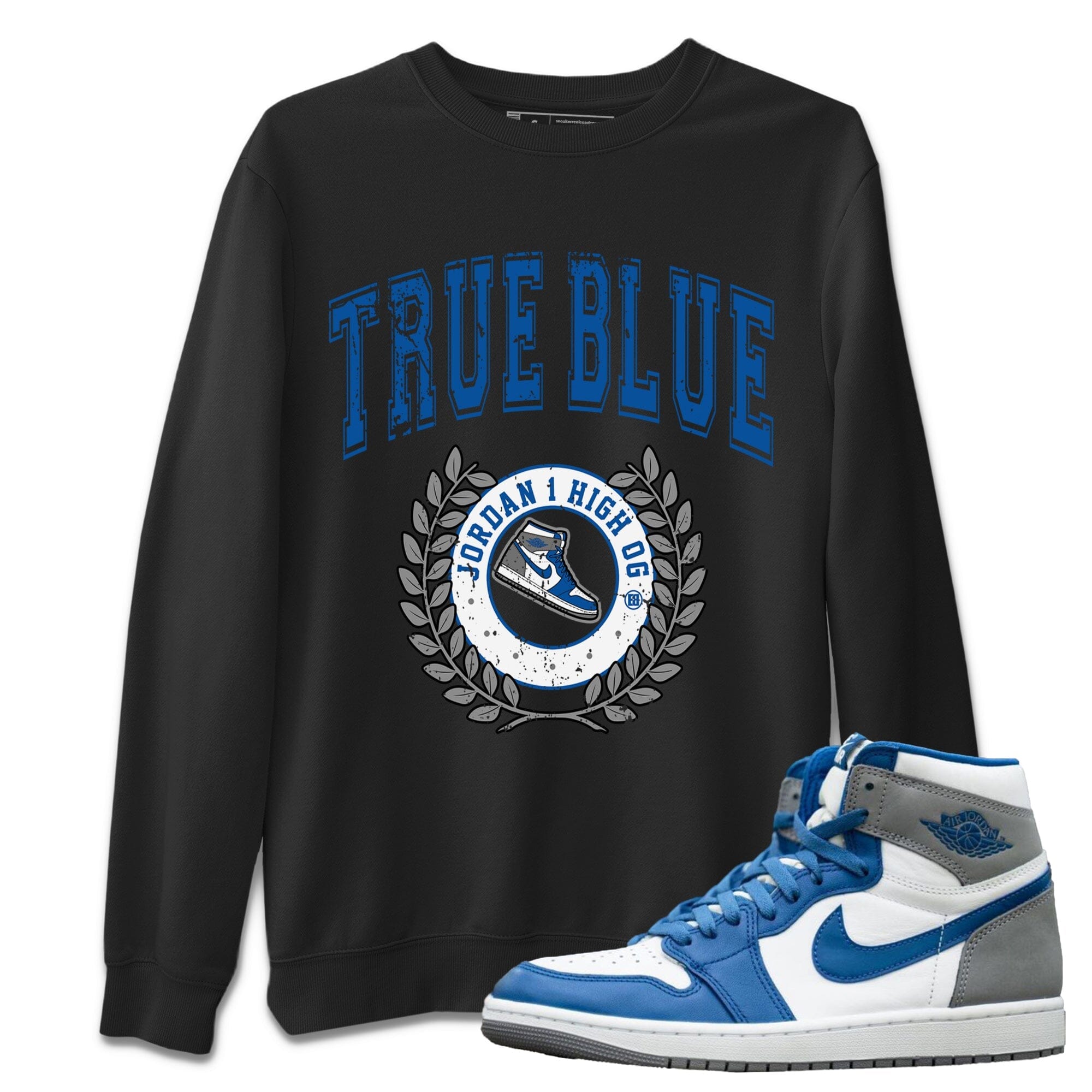 snkmatch Letter Unisex Tops - Air Jordan 1 True Blue